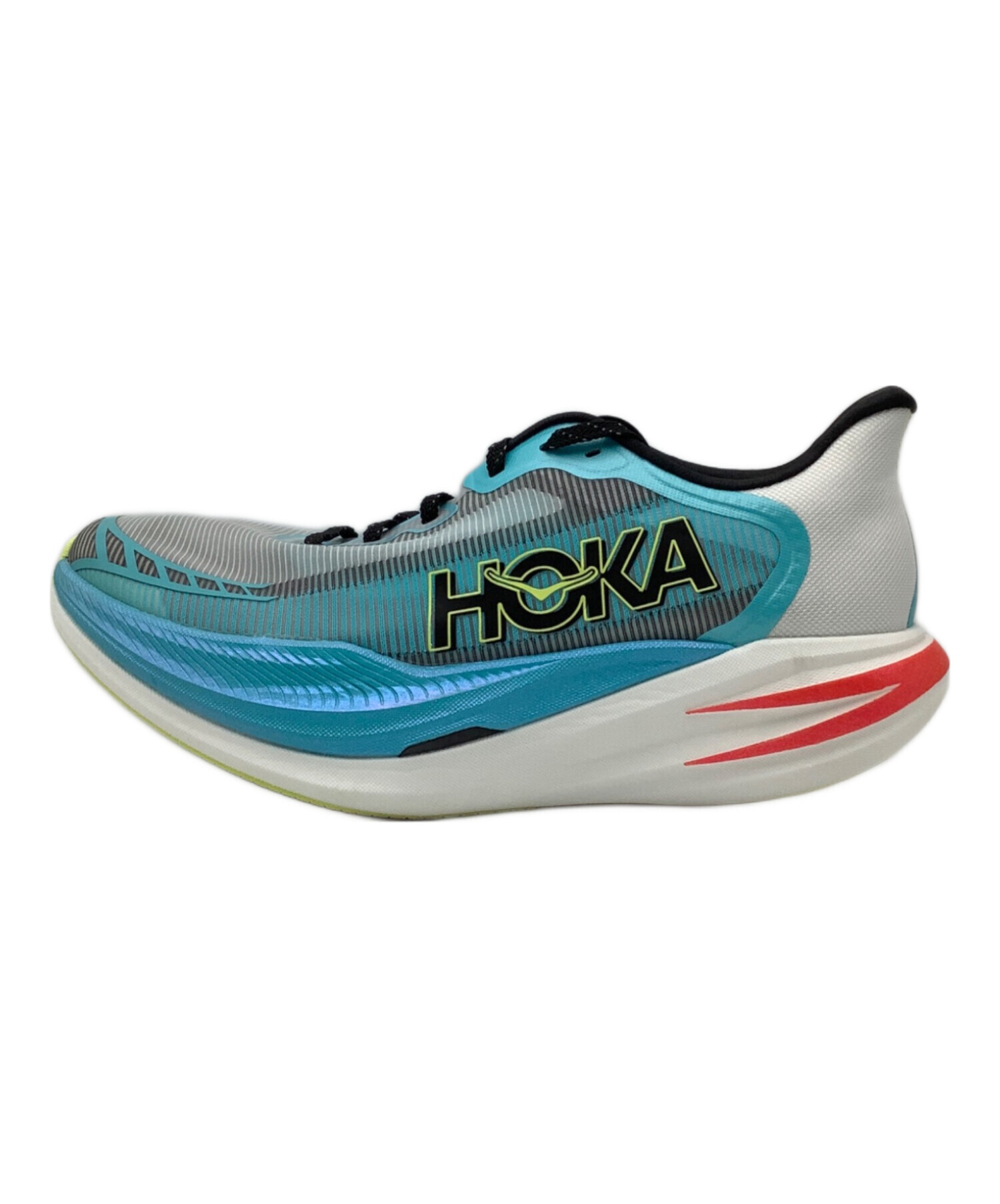 中古・古着通販】HOKA (ホカ) ランニングシューズ アイボリー×ブラック 