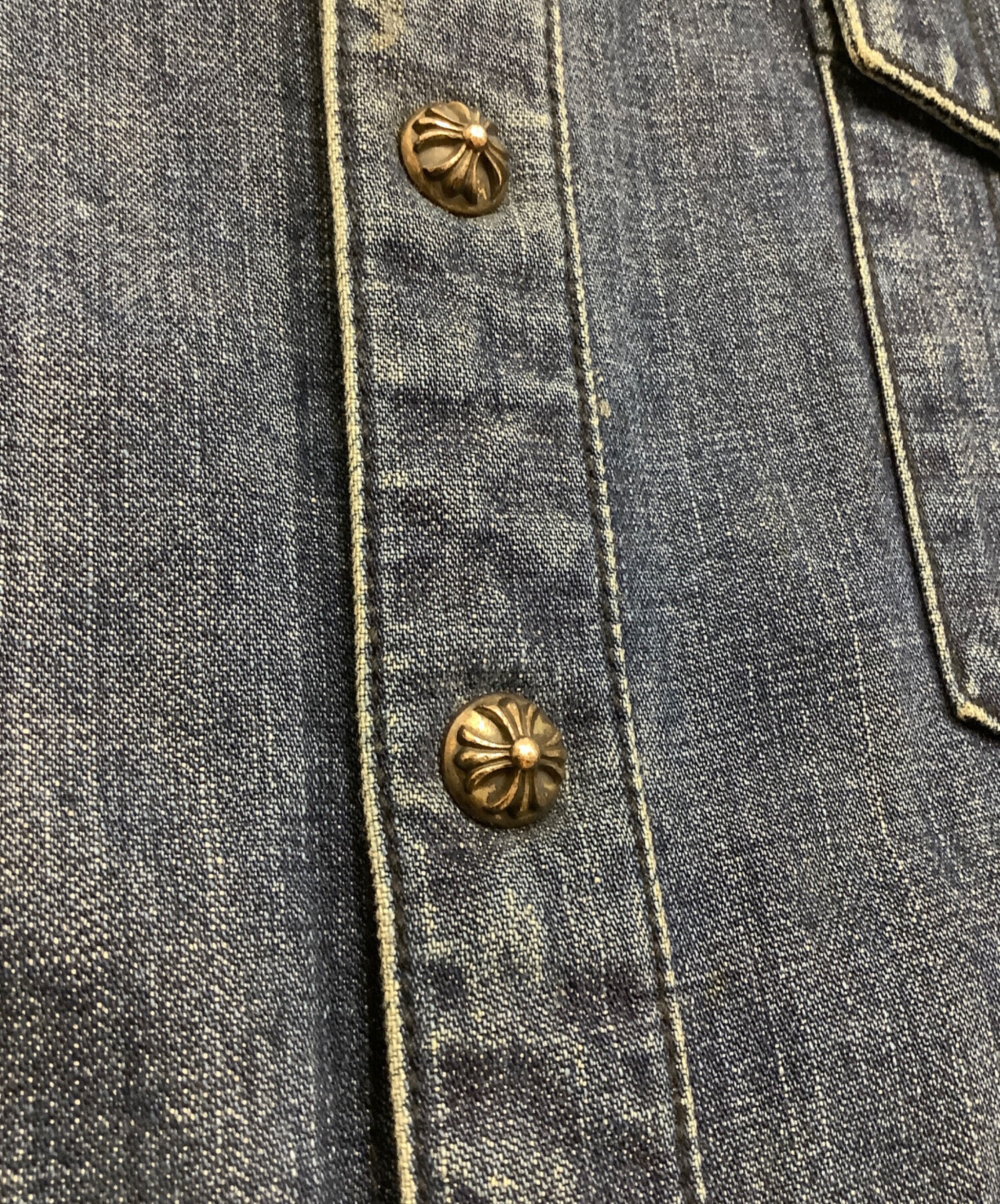 中古・古着通販】CHROME HEARTS (クロムハーツ) デニムウエスタン