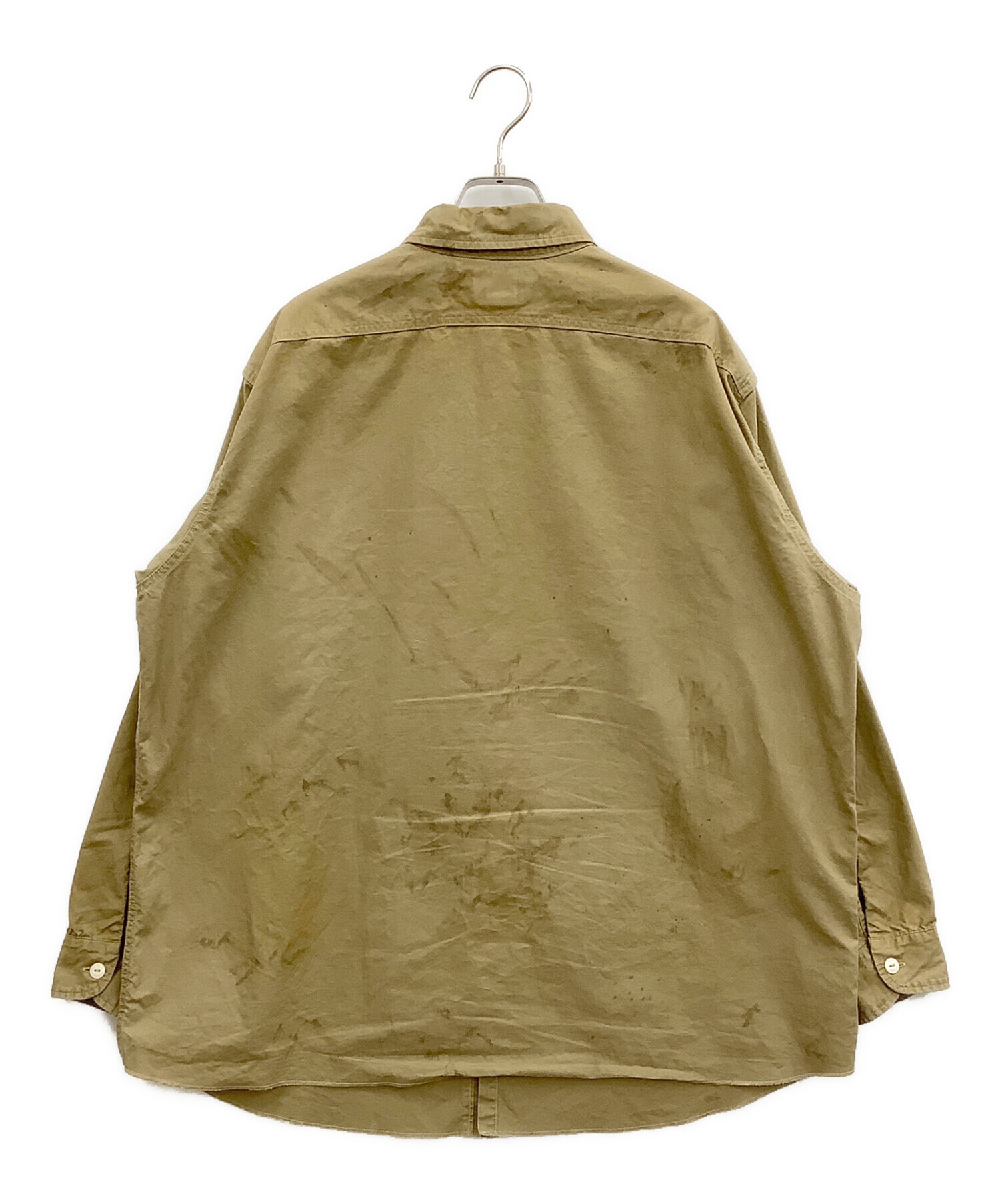 中古・古着通販】BOWWOW (バウワウ) US PRISONER SHIRT カーキ サイズ 