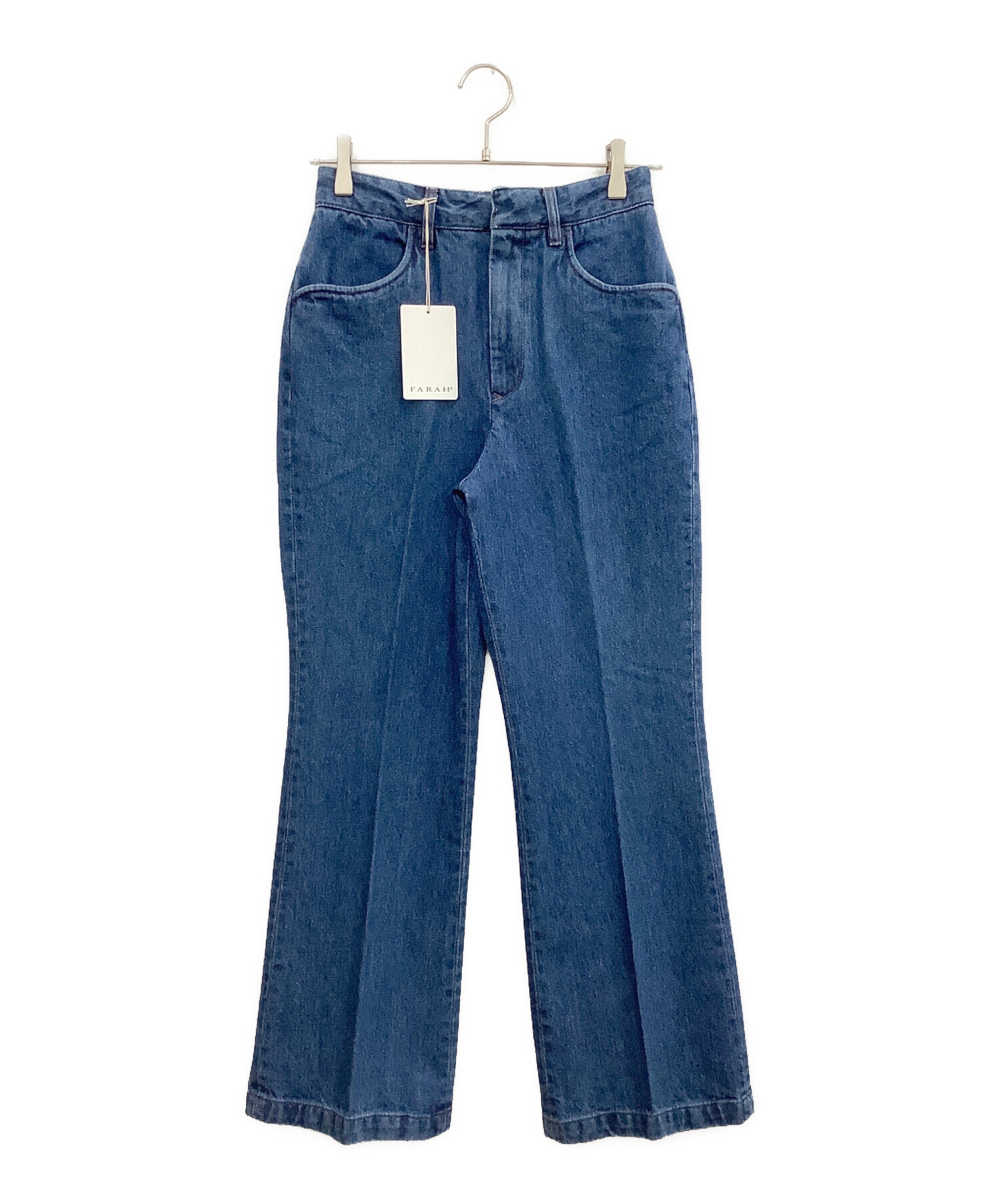 isness FARAH イズネス ファーラー フレアデニムパンツ ジーンズ 中古・古着通販】FARAH (ファーラー) フレアデニムパンツ インディゴ