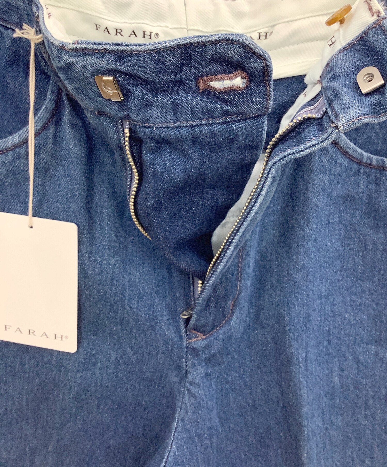 中古・古着通販】FARAH (ファーラー) フレアデニムパンツ インディゴ