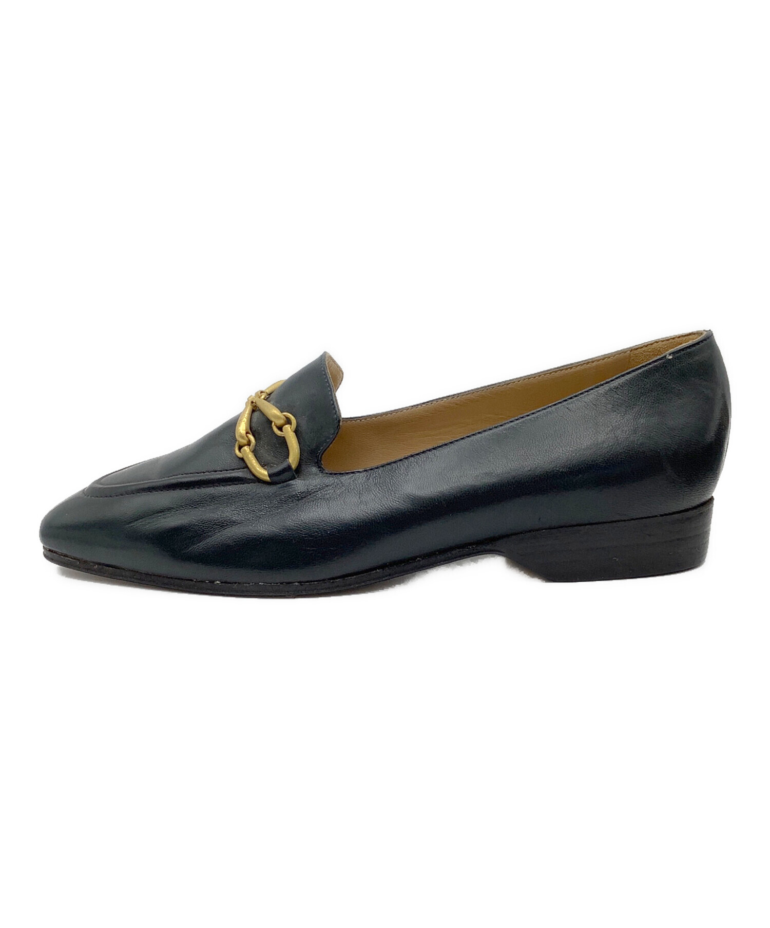 中古・古着通販】GUCCI (グッチ) ビットローファー ブラック サイズ:35 