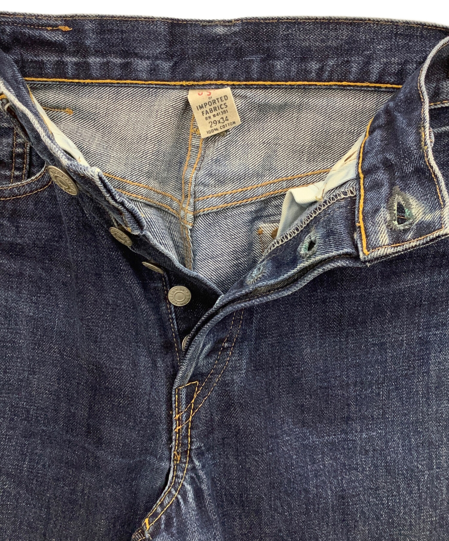 中古・古着通販】RRL (ダブルアールエル) セルビッチデニムパンツ