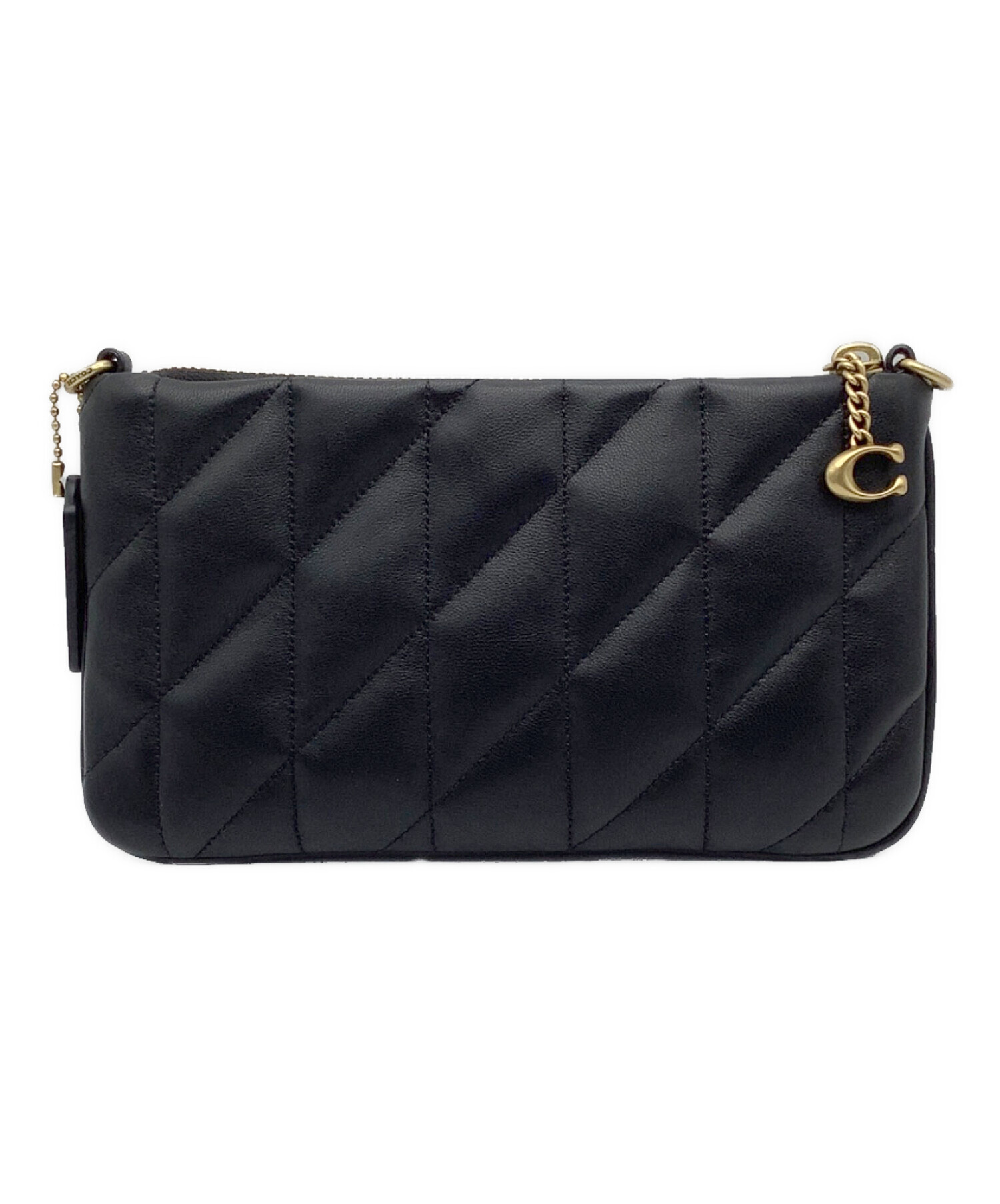 中古・古着通販】COACH (コーチ) ポシェット ブラック サイズ