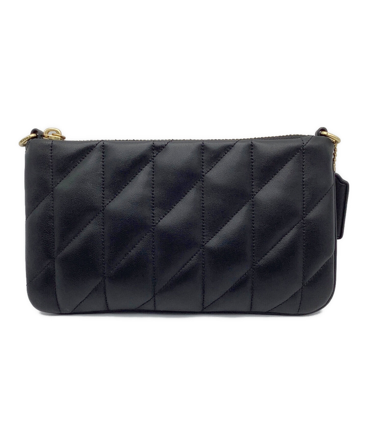 中古・古着通販】COACH (コーチ) ポシェット ブラック サイズ 