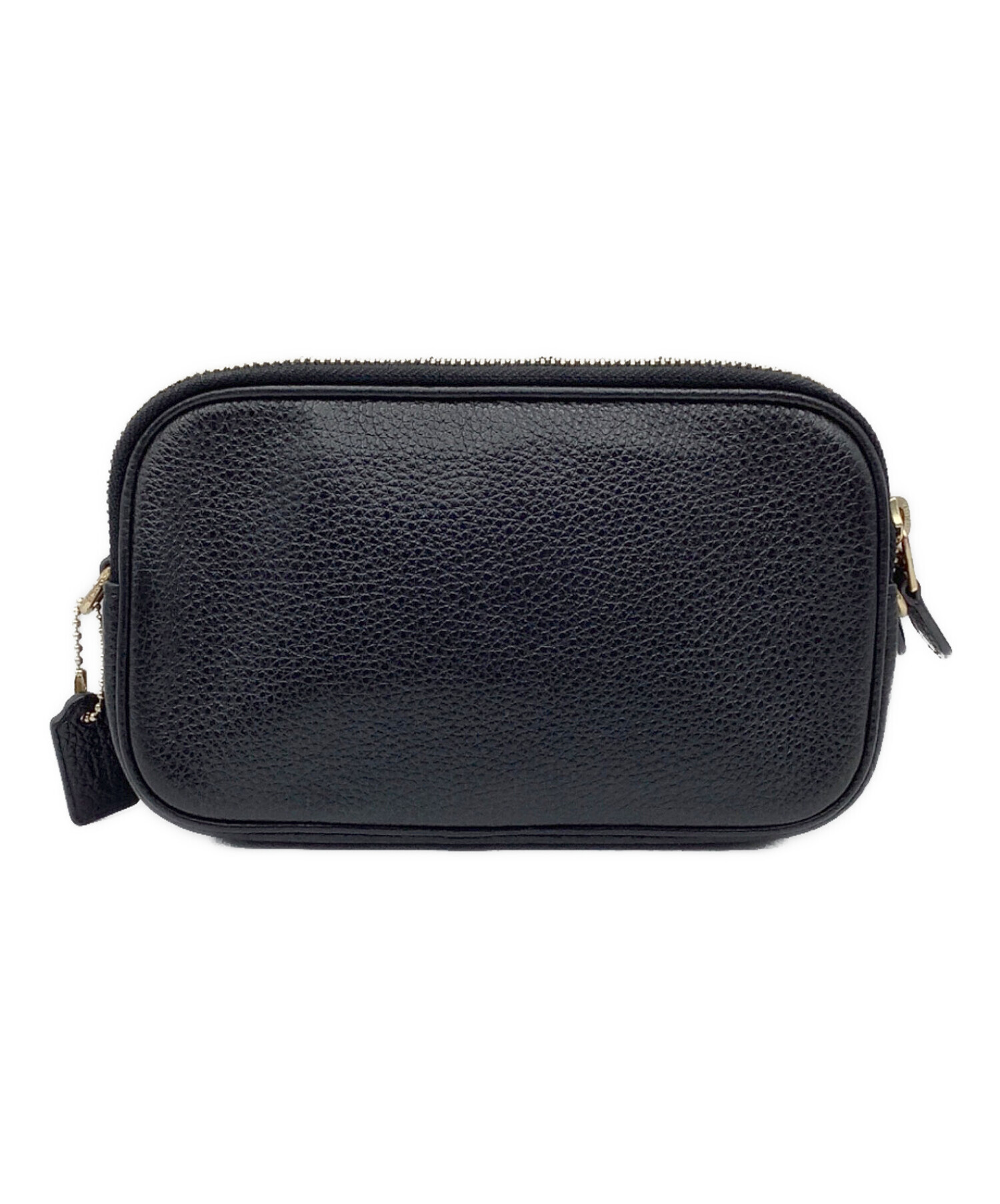 中古・古着通販】COACH (コーチ) チェーンショルダーバッグ ブラック