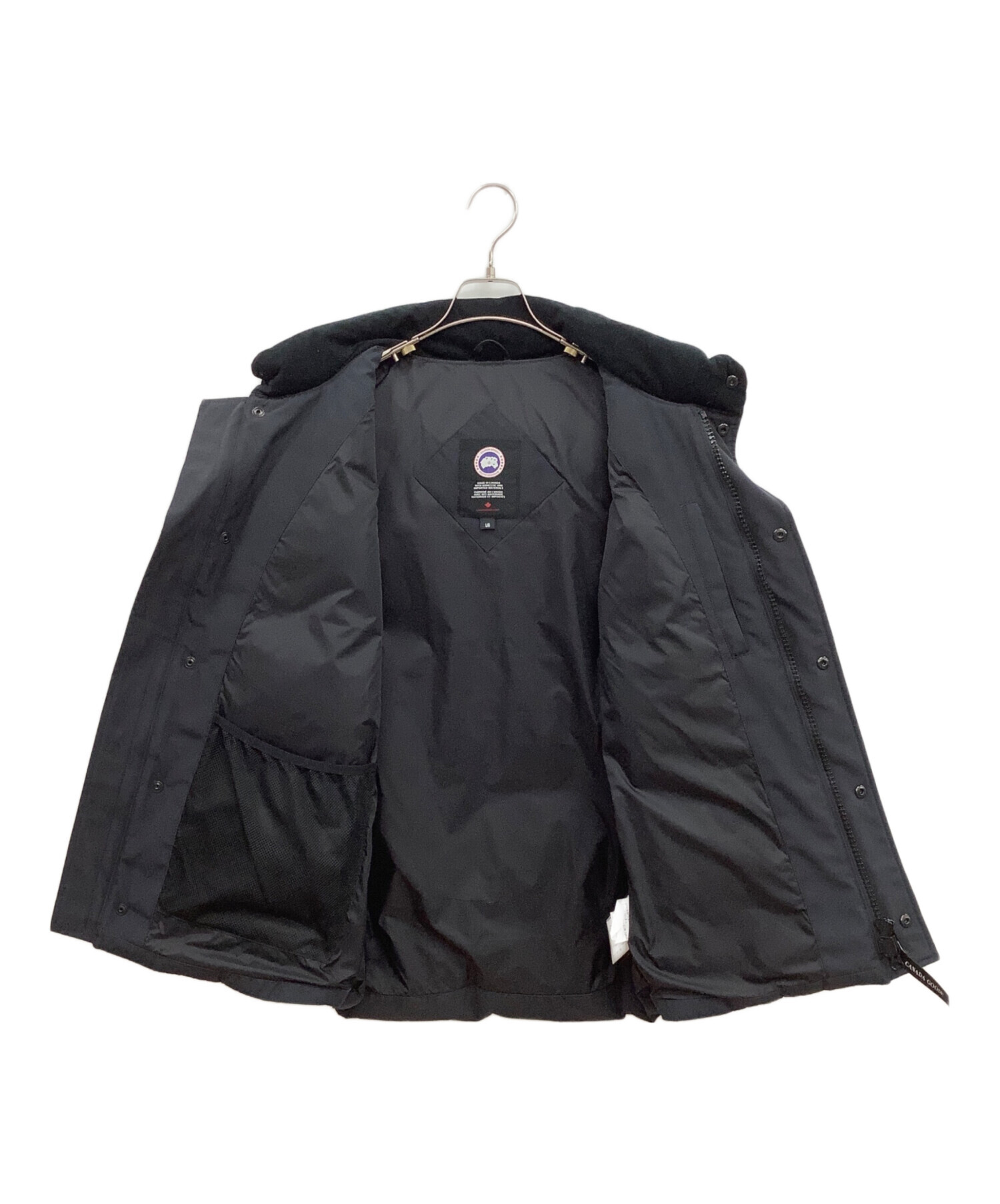 中古・古着通販】CANADA GOOSE (カナダグース) ダウンベスト ブラック 