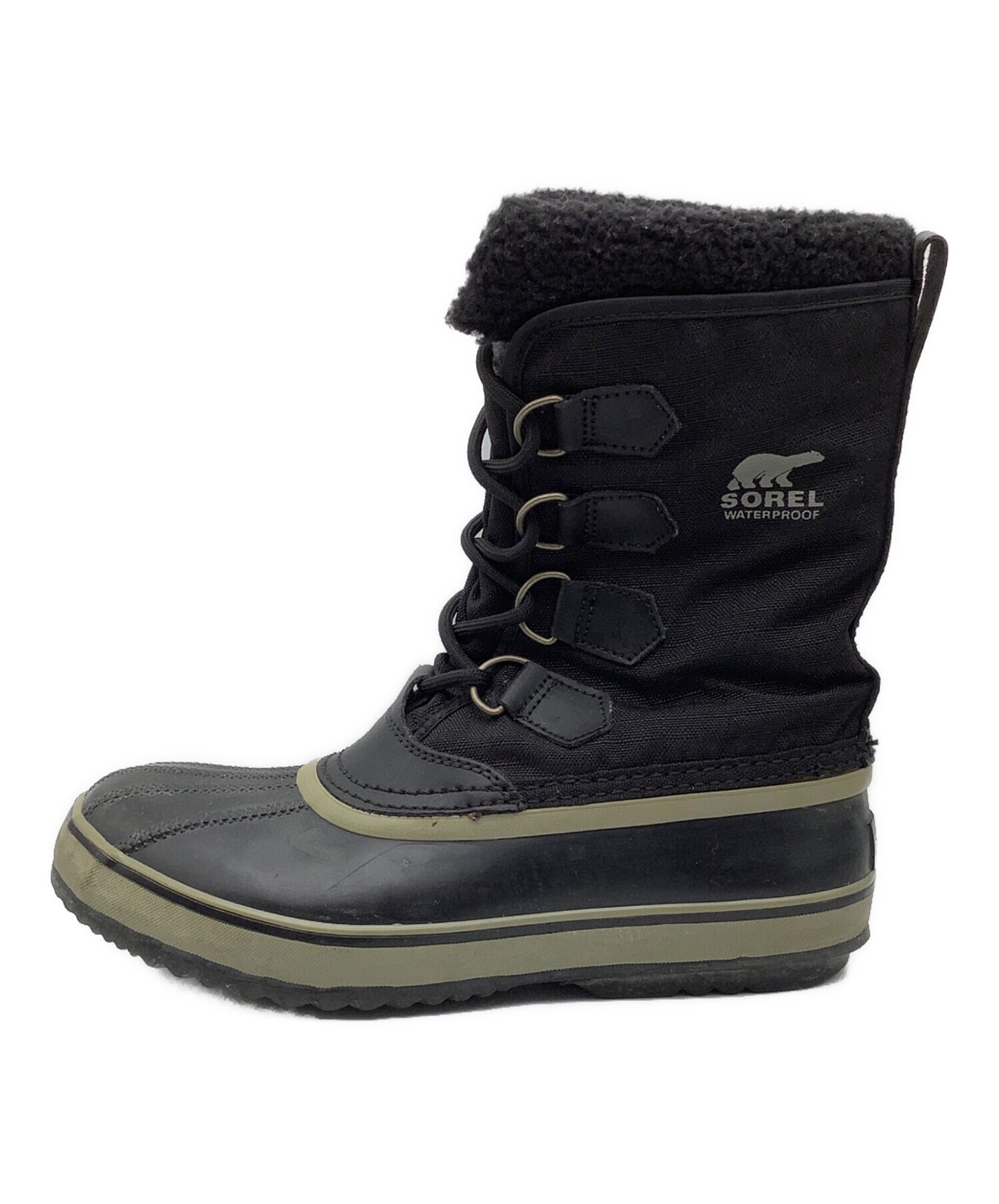 中古・古着通販】SOREL (ソレル) スノーブーツ ブラック サイズ 中古・古着通販】SOREL (ソレル) スノーブーツ ブラック サイズ