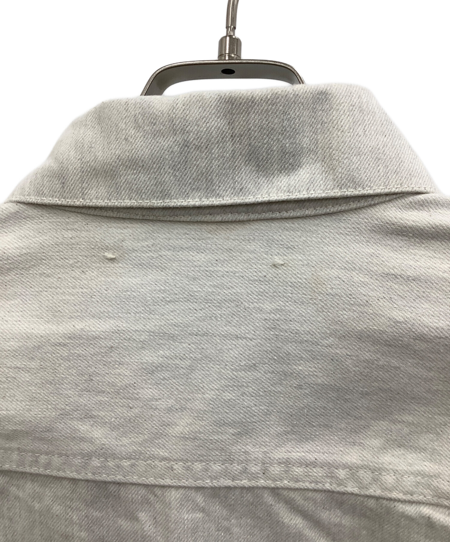 中古・古着通販】SCYE (サイ) デニムジャケット アイボリー サイズ:38