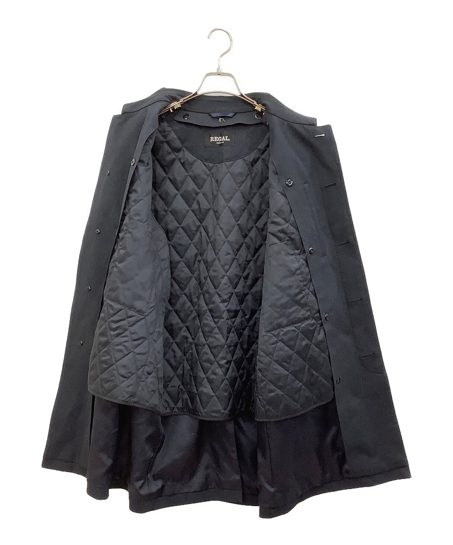 中古・古着通販】REGAL (リーガル) ステンカラーコート ネイビー