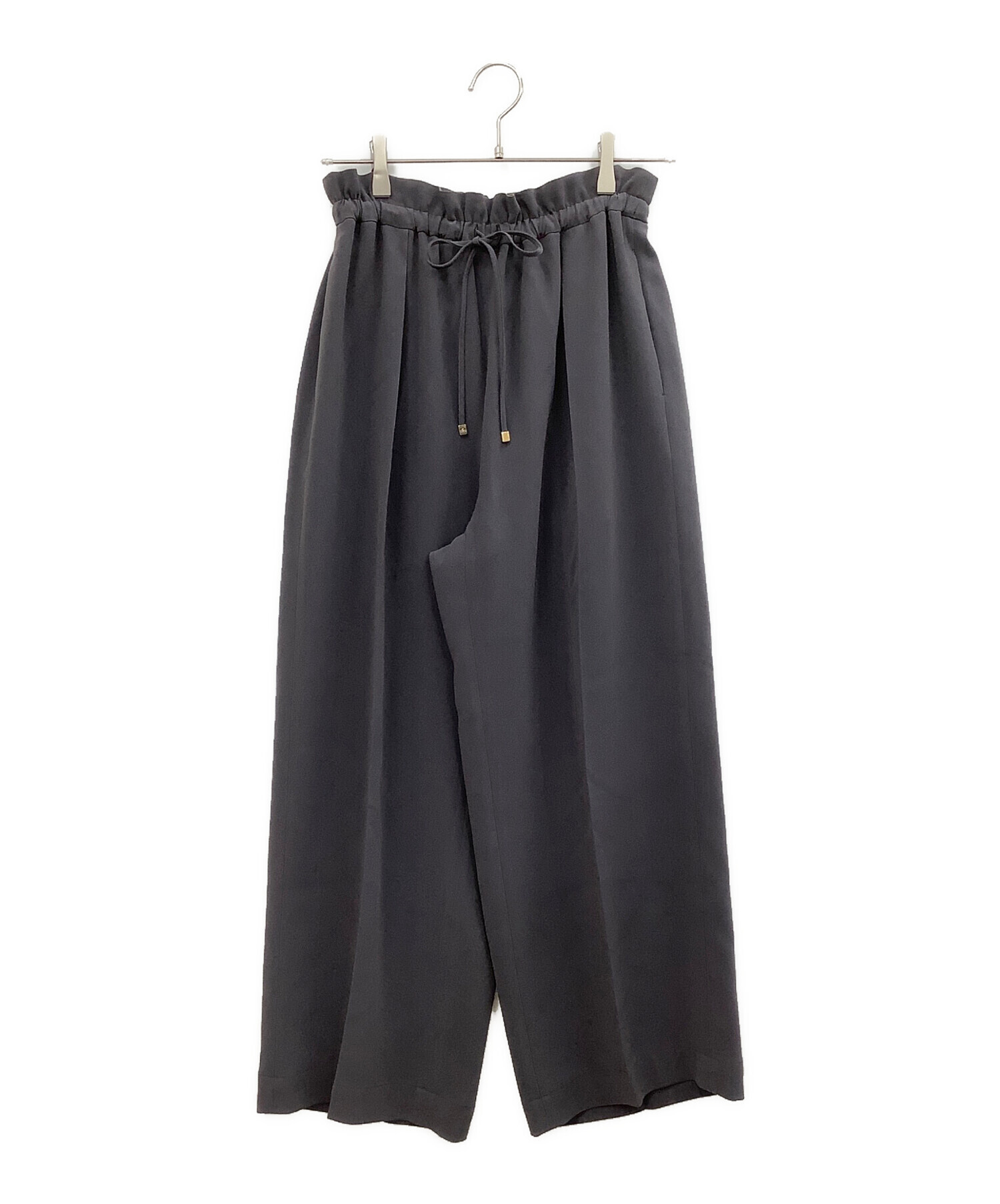 中古・古着通販】ebure (エブール) ワイドパンツ グレー サイズ:36 