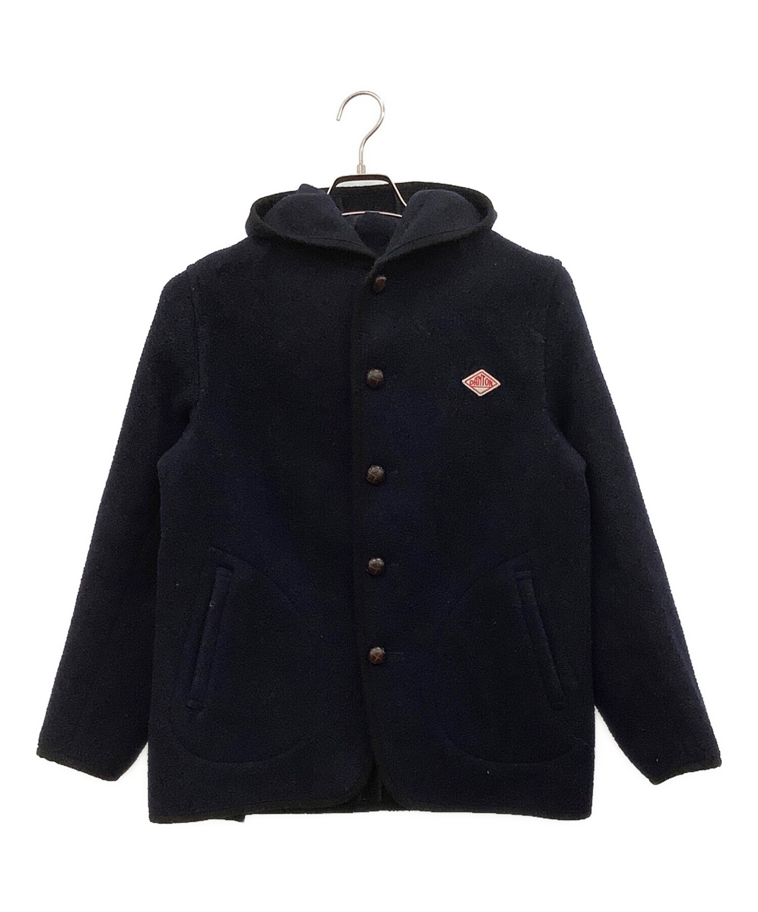 DANTON フーデッドジャケット サイズ38 　ネイビー　S25新品未使用 中古・古着通販】DANTON (ダントン) フーデッドジャケット
