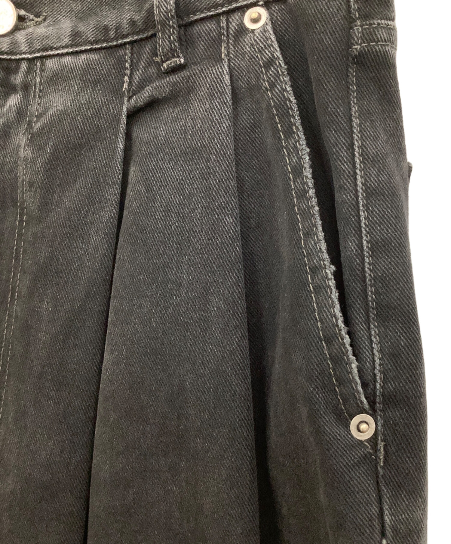 中古・古着通販】Hed Mayner (ヘド メイナー) プリーツタックワイド