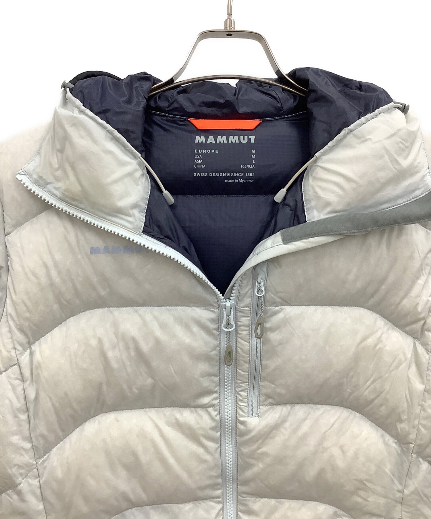 中古・古着通販】MAMMUT (マムート) ダウンジャケット ホワイト サイズ