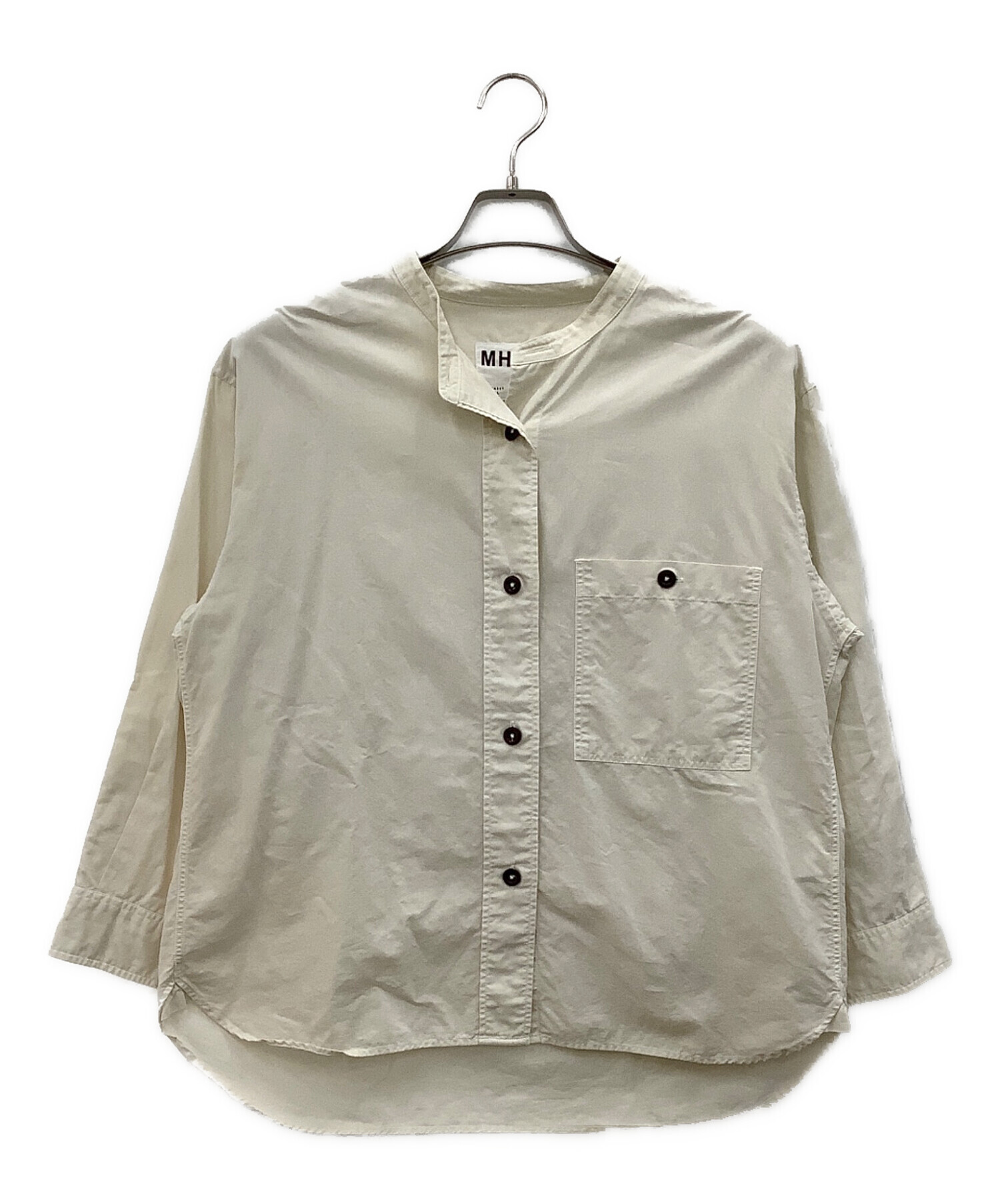 中古・古着通販】MHL (エムエイチエル) 長袖シャツ ホワイト サイズ:2