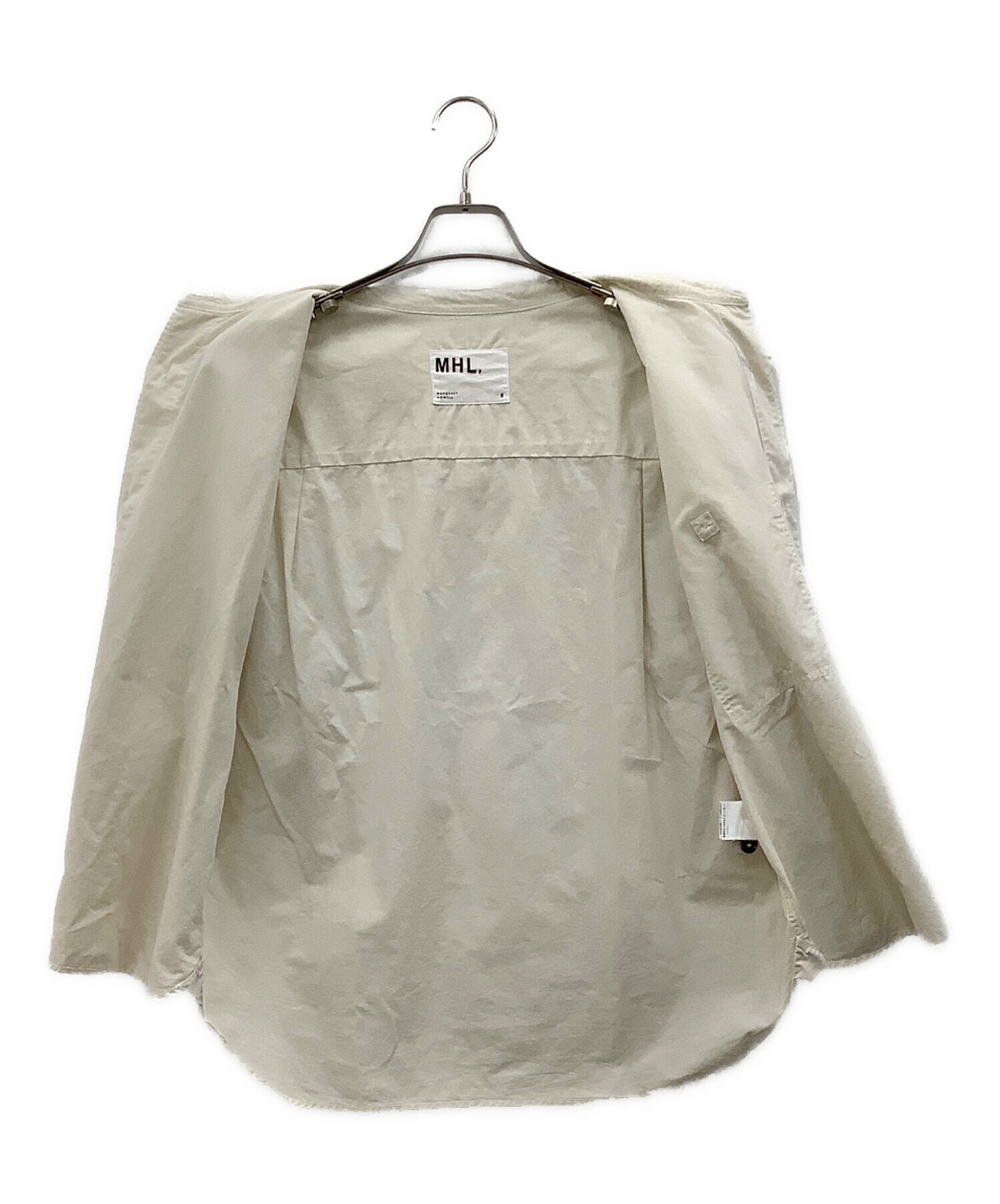 中古・古着通販】MHL (エムエイチエル) 長袖シャツ ホワイト サイズ:2