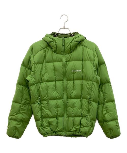 ★値下げ★mont•bellダウンコート / グリーンモッズコート 中古品 ☆値下げ☆mont•bellダウンコート / グリーンモッズコート 中古品