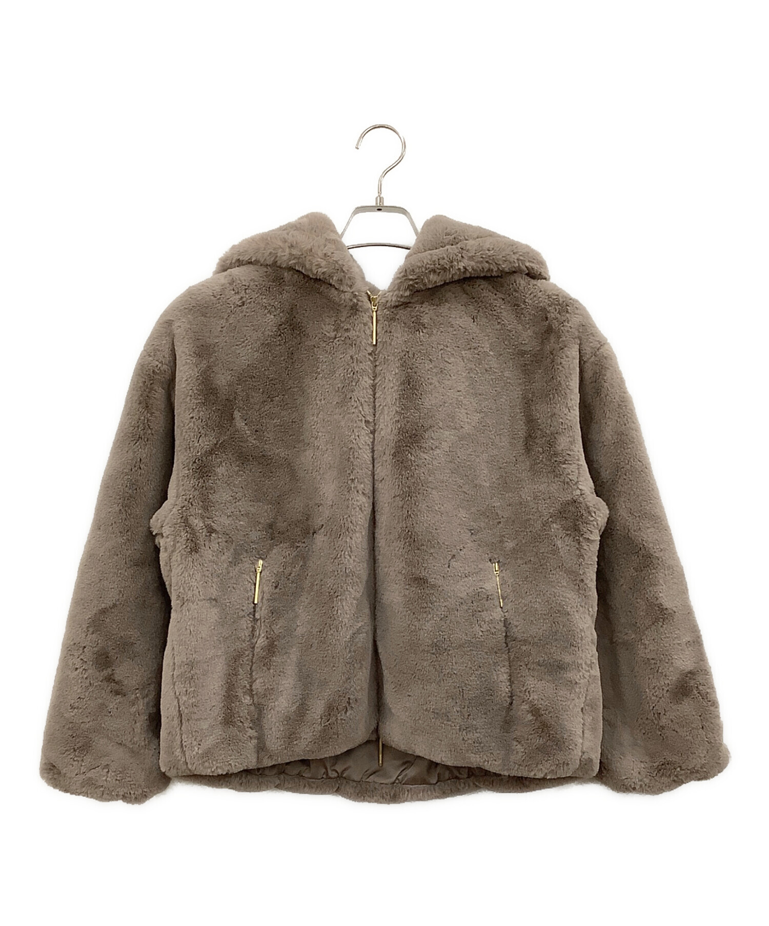 中古・古着通販】TATRAS (タトラス) ボアブルゾン グレー サイズ:01 