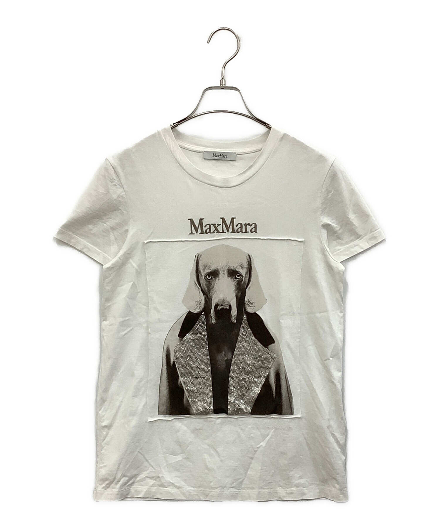 中古・古着通販】MaxMara (マックスマーラ) 半袖カットソー ホワイト
