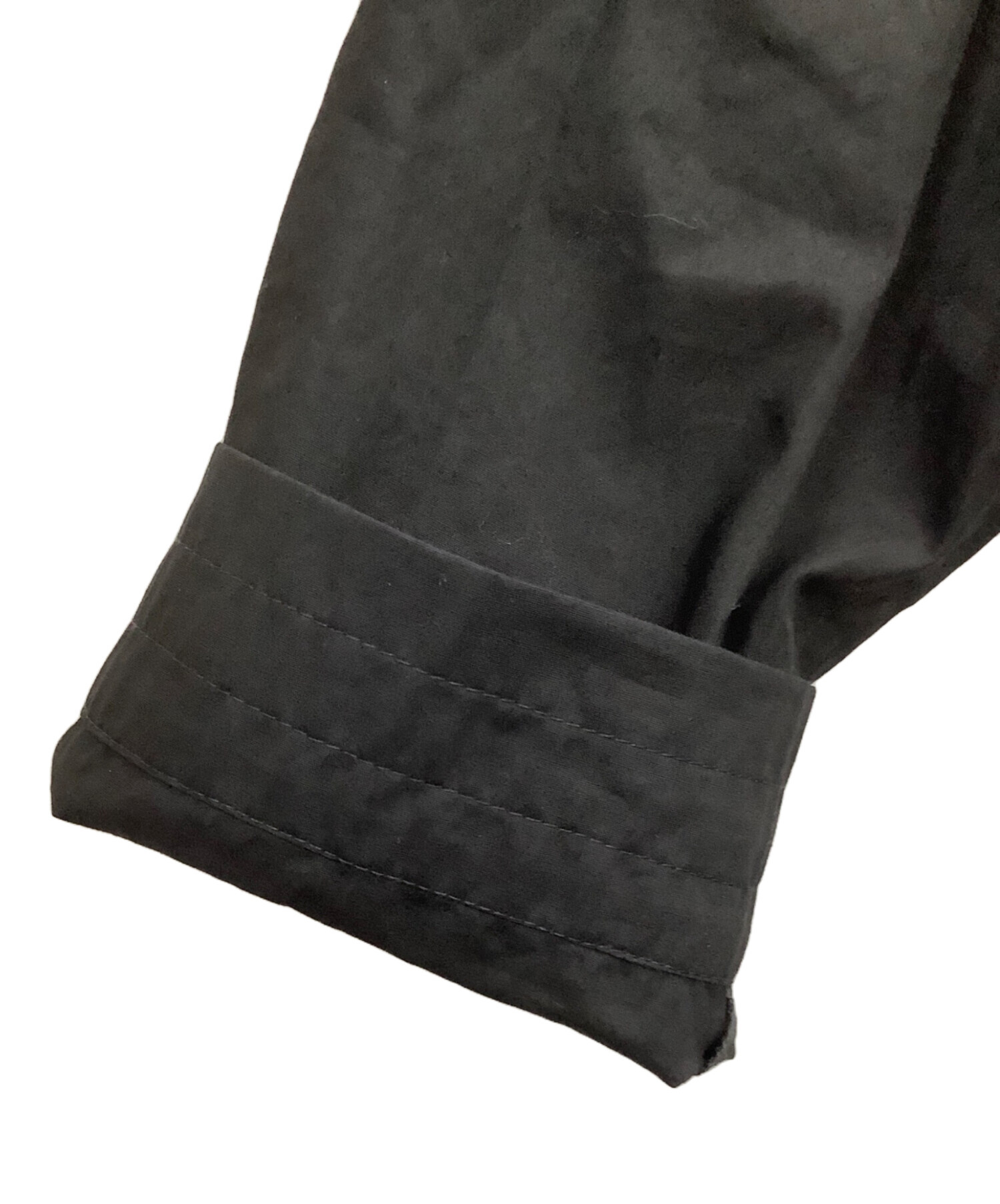 中古・古着通販】萌 (MOYURU) 長袖ワンピース ブラック サイズ:M−L