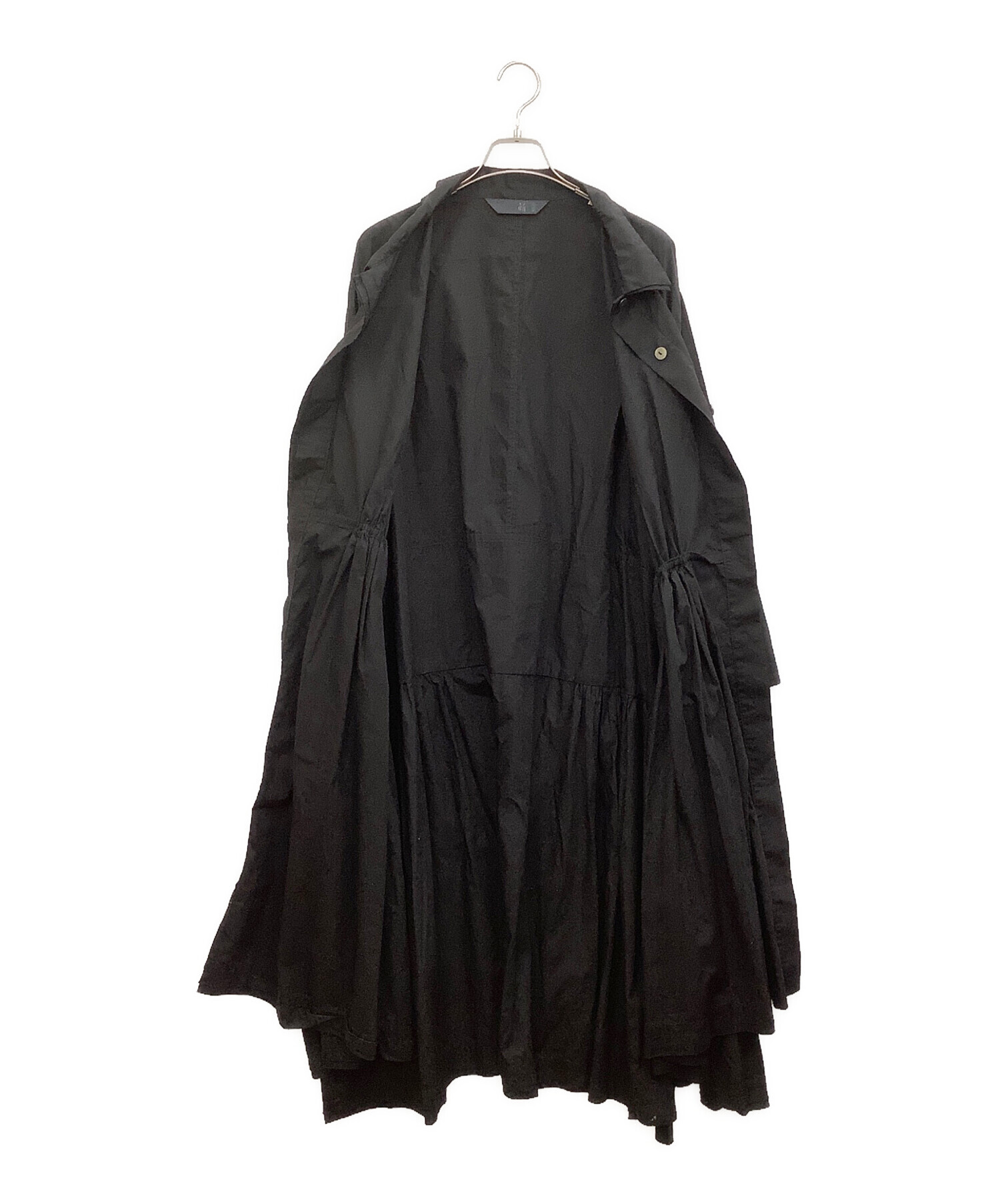 中古・古着通販】萌 (MOYURU) 長袖ワンピース ブラック サイズ:M−L