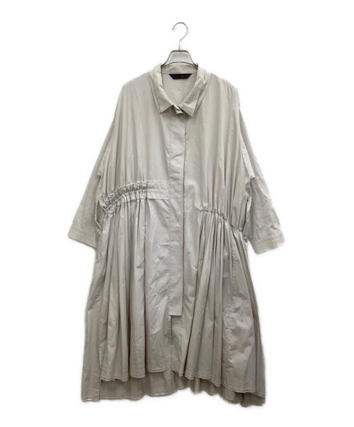 中古・古着通販】萌 (MOYURU) 長袖ワンピース ベージュ サイズ:M−L