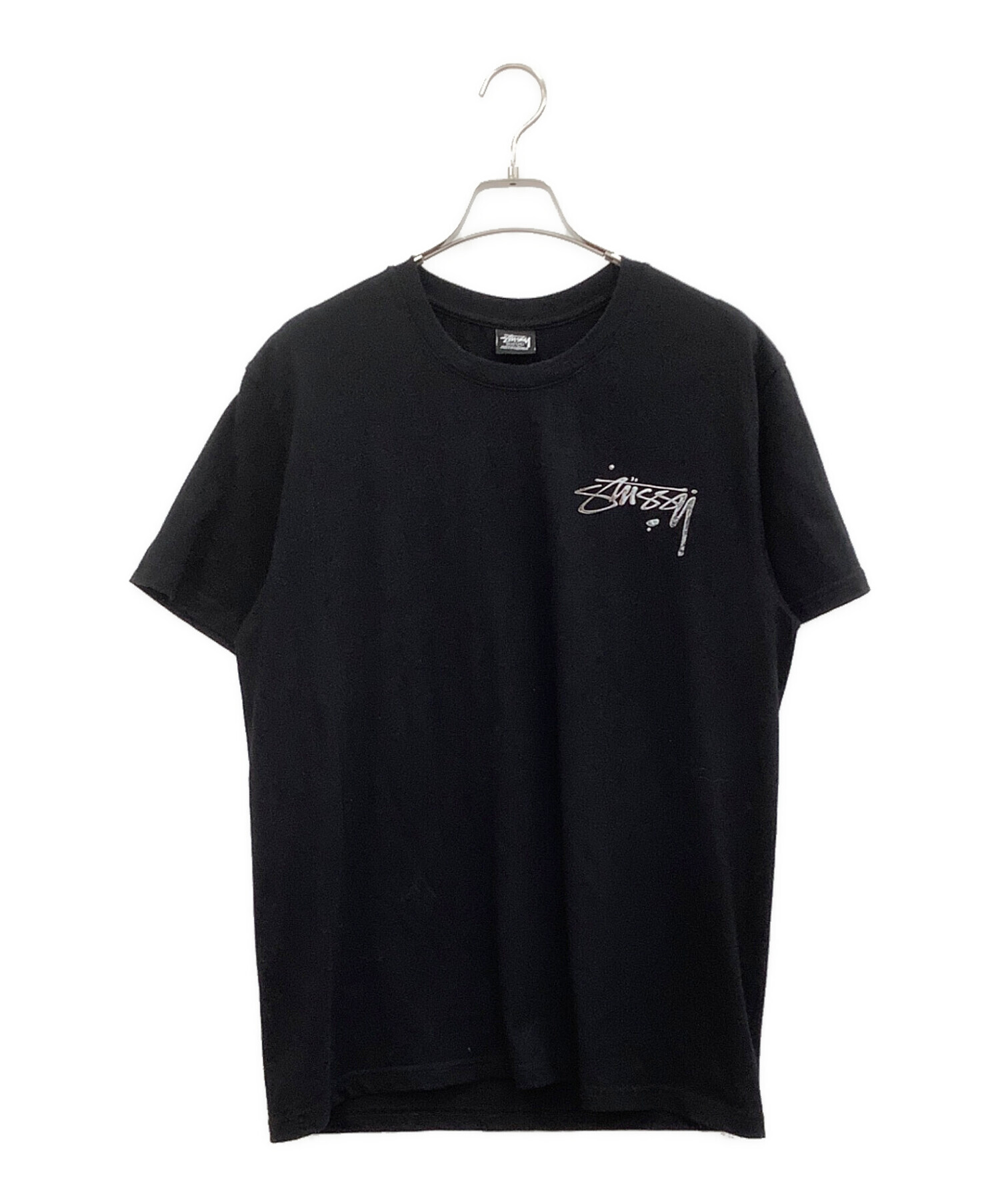 中古・古着通販】stussy (ステューシー) 半袖Tシャツ ブラック サイズ