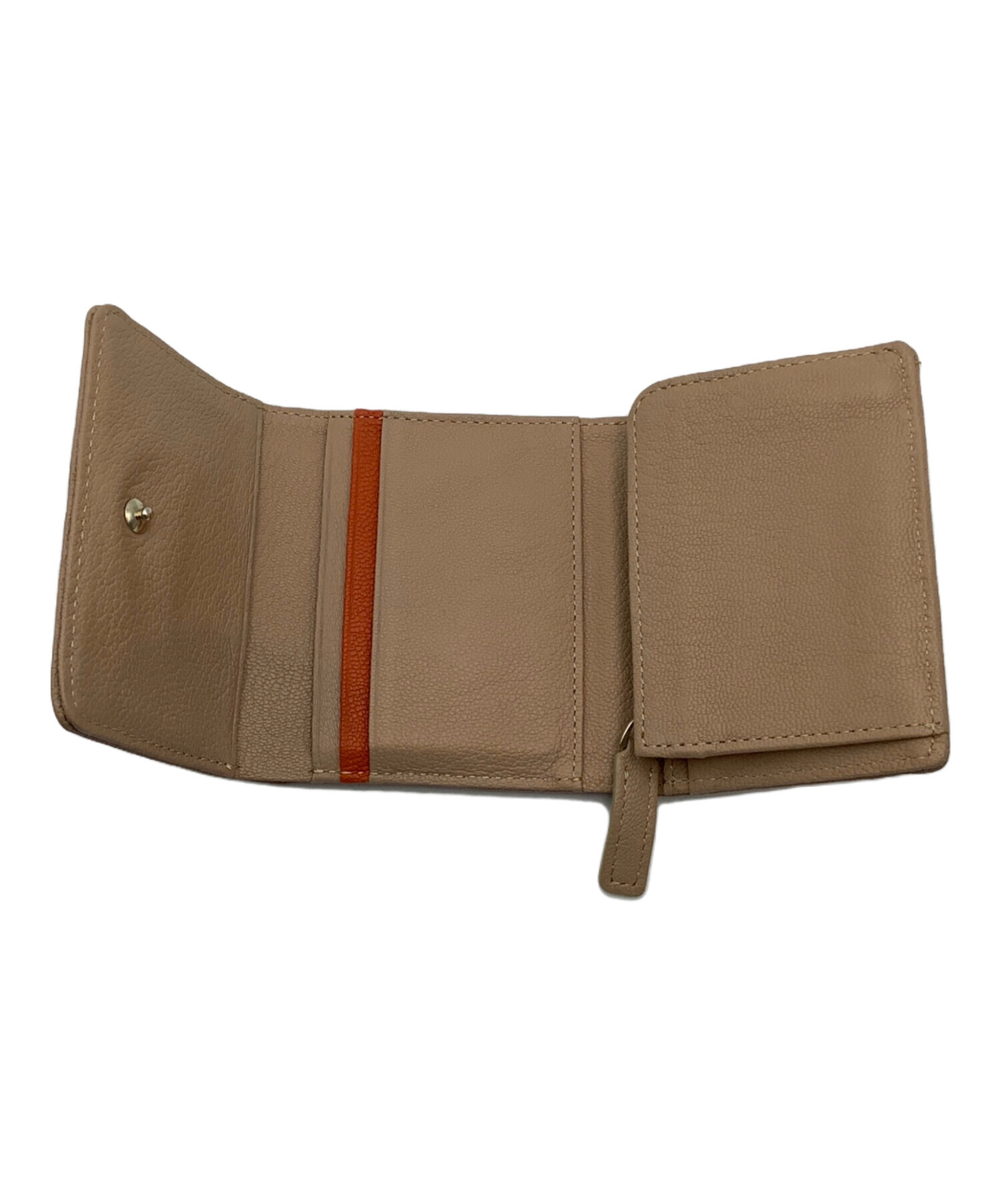 【お値下げしました】Paul Smith ベージュ 三つ折り財布 中古・古着通販】PAUL SMITH (ポールスミス) 3つ折り財布 ベージュ