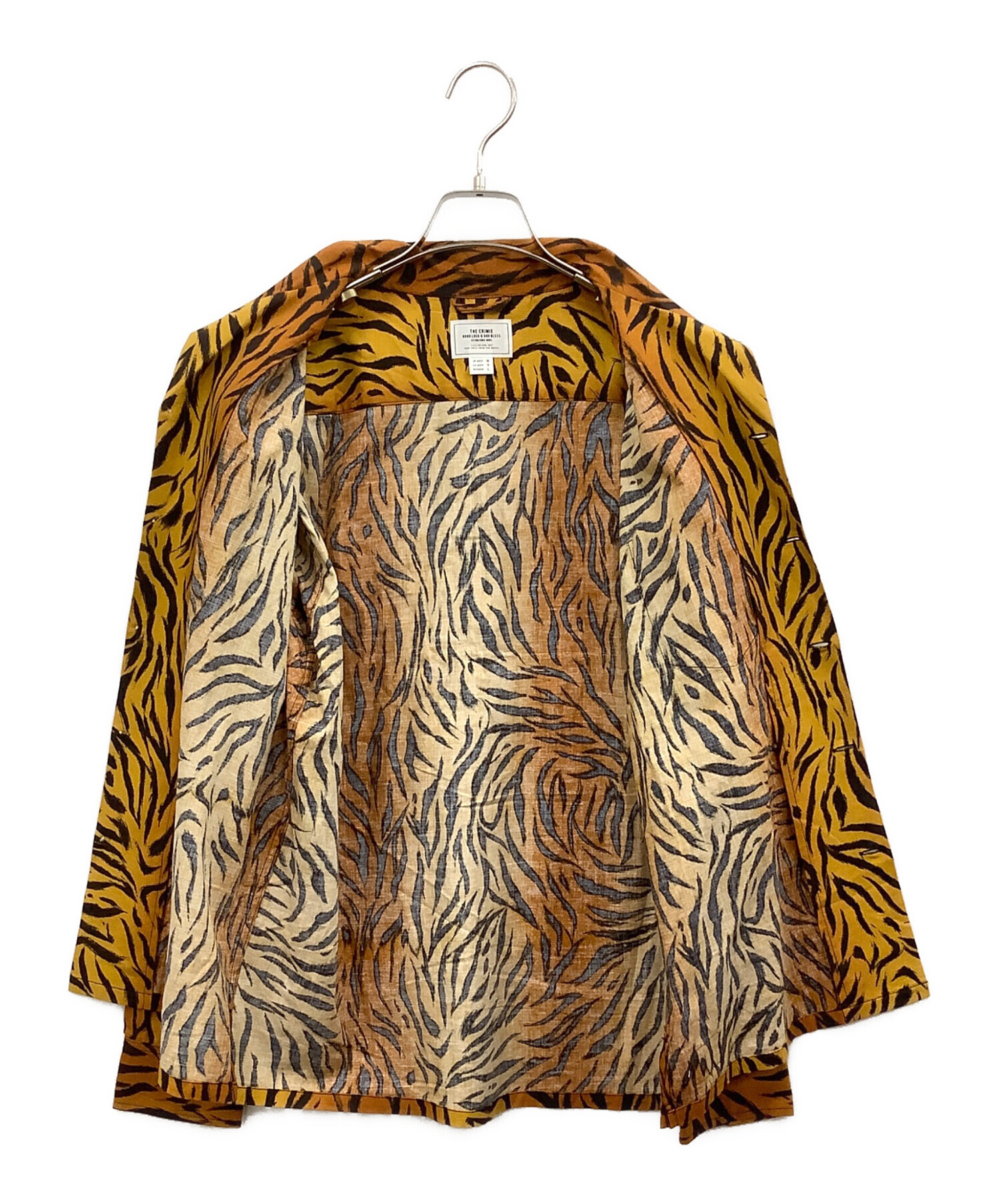 THE CRIMIE フローラル長袖シャツ XXL 中古・古着通販】THE CRIMIE (ザ クライミー) 長袖シャツ オレンジ