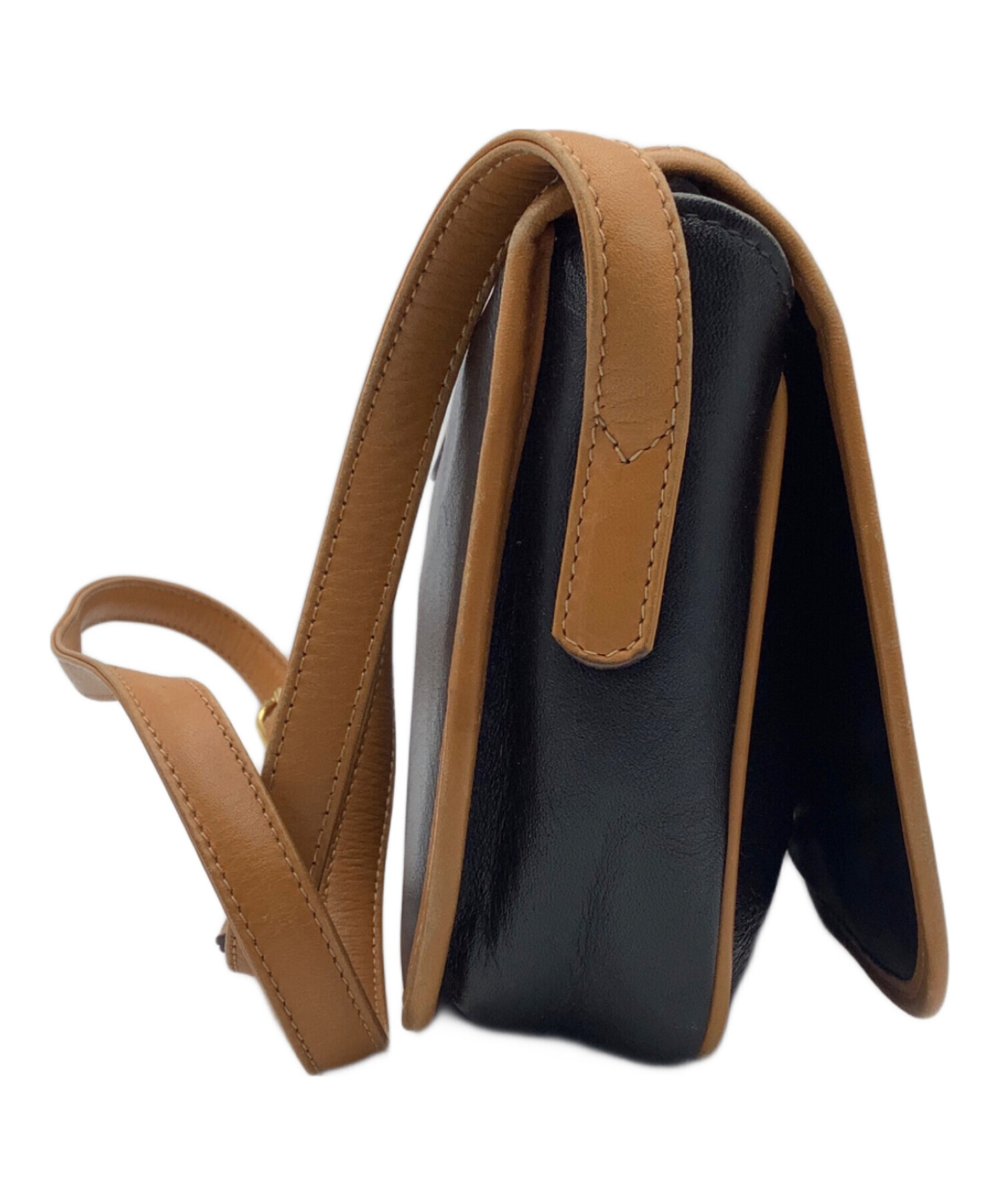 中古・古着通販】CELINE (セリーヌ) ショルダーバッグ ブラウン 