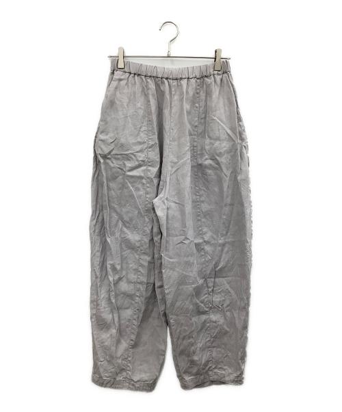 中古・古着通販】かぐれ (カグレ) リネンボリュームパンツ パープル