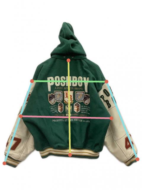 中古・古着通販】POSHBOY (ポッシュボーイ) スタジャン グリーン