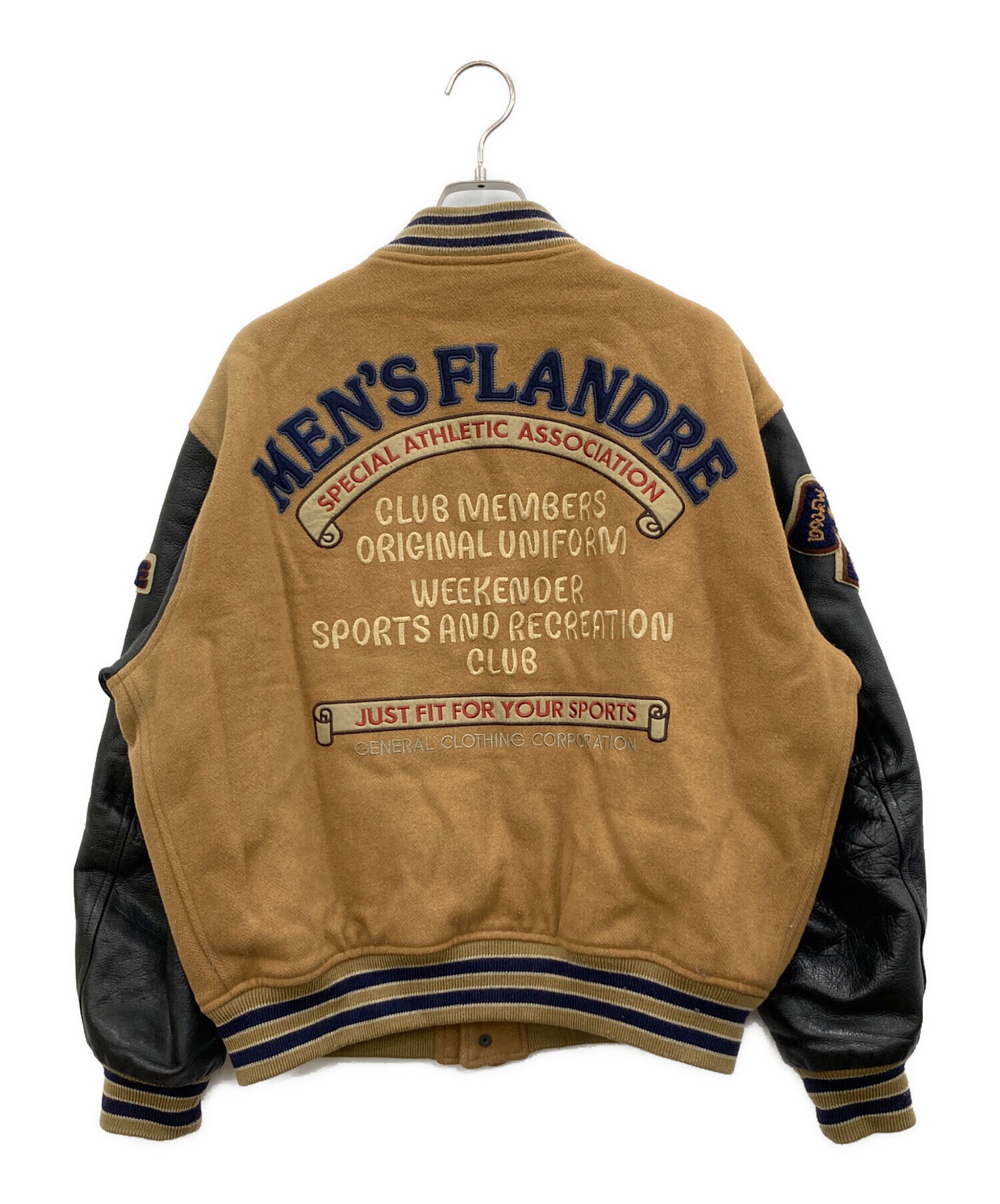 中古・古着通販】FLANDRE (フランドル) スタジャン ブラウン サイズ