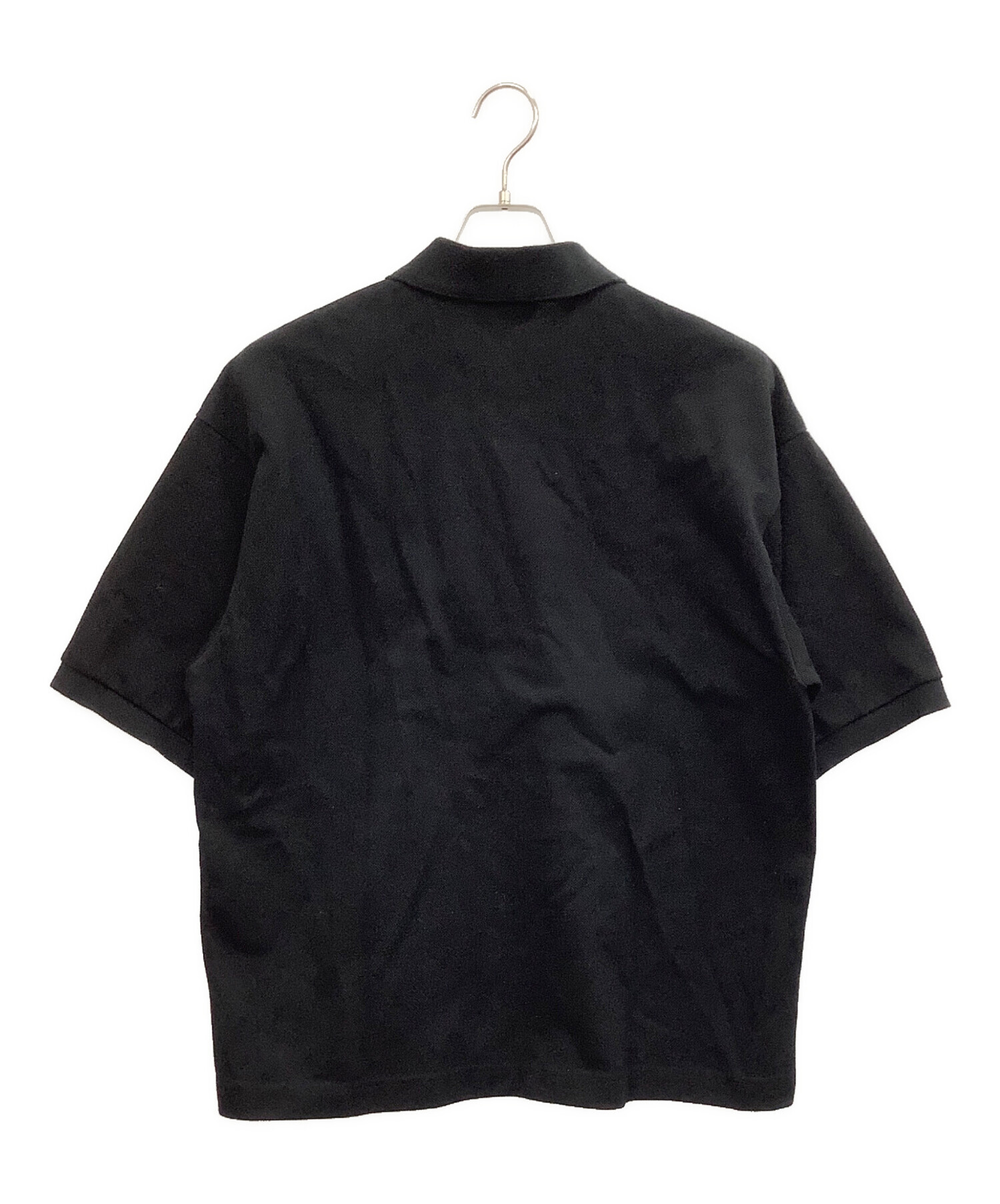 中古・古着通販】LACOSTE (ラコステ) 半袖ポロシャツ ブラック サイズ