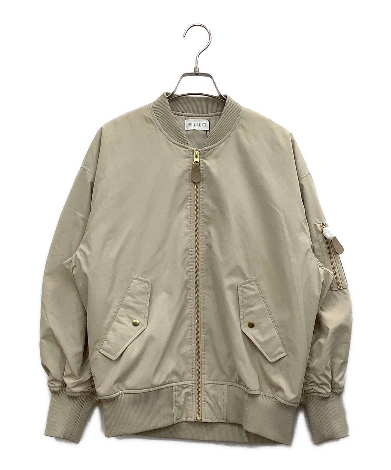 中古・古着通販】PLST (プラステ) MA-1ジャケット ベージュ サイズ:S