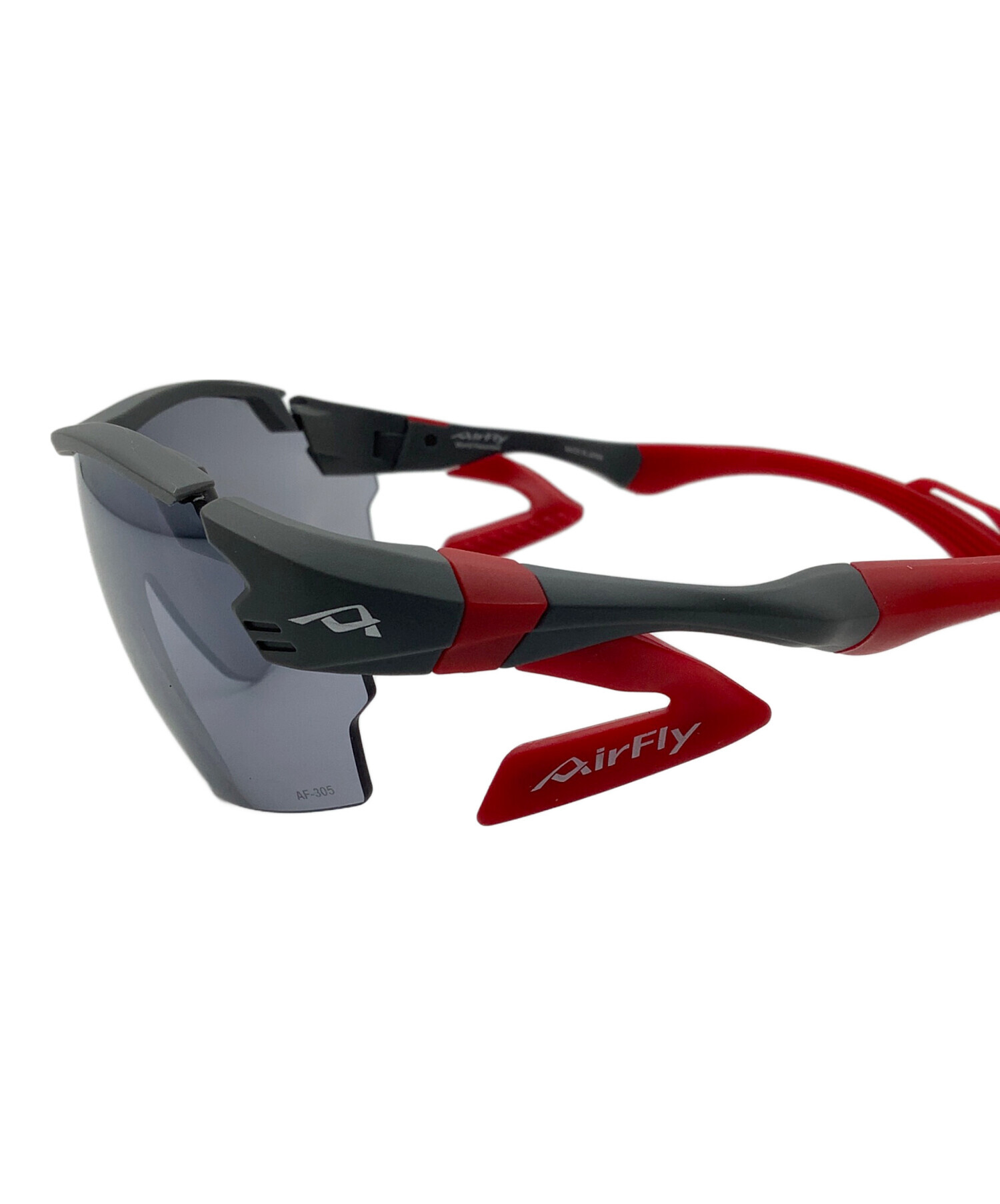 中古・古着通販】AIRFLY (エアフライ) サングラス グレー×レッド 
