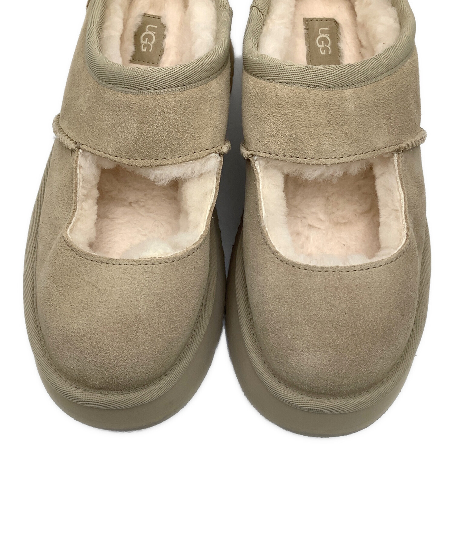 中古・古着通販】UGG (アグ) スリッポン ベージュ サイズ:25｜ブランド 