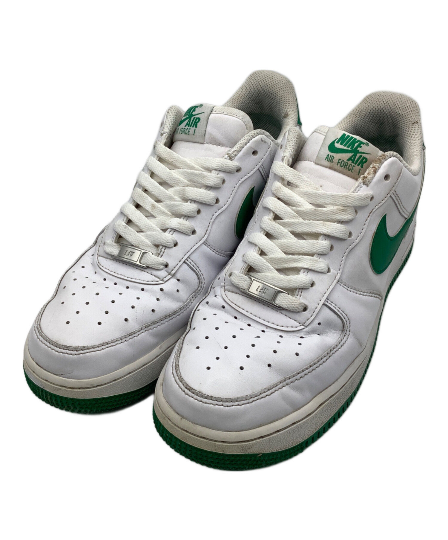 中古・古着通販】NIKE (ナイキ) スニーカー ホワイト×グリーン サイズ 
