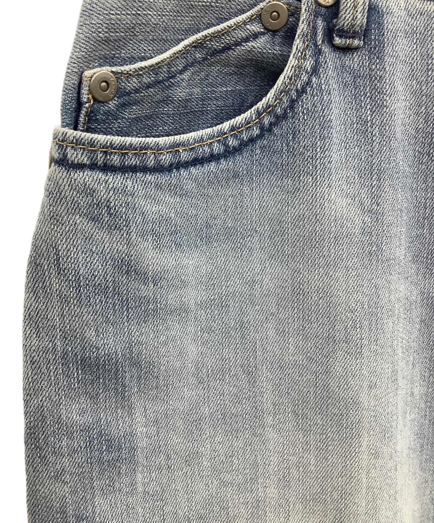 中古・古着通販】YANUK (ヤヌーク) デニムパンツ スカイブルー サイズ