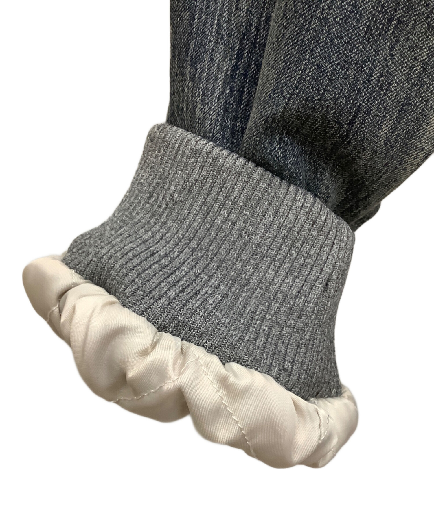 アヤン／裏キルトVネックダンガリージャケット ayane セール SALE アヤン 裏キルトダンガリージャケット 2024年