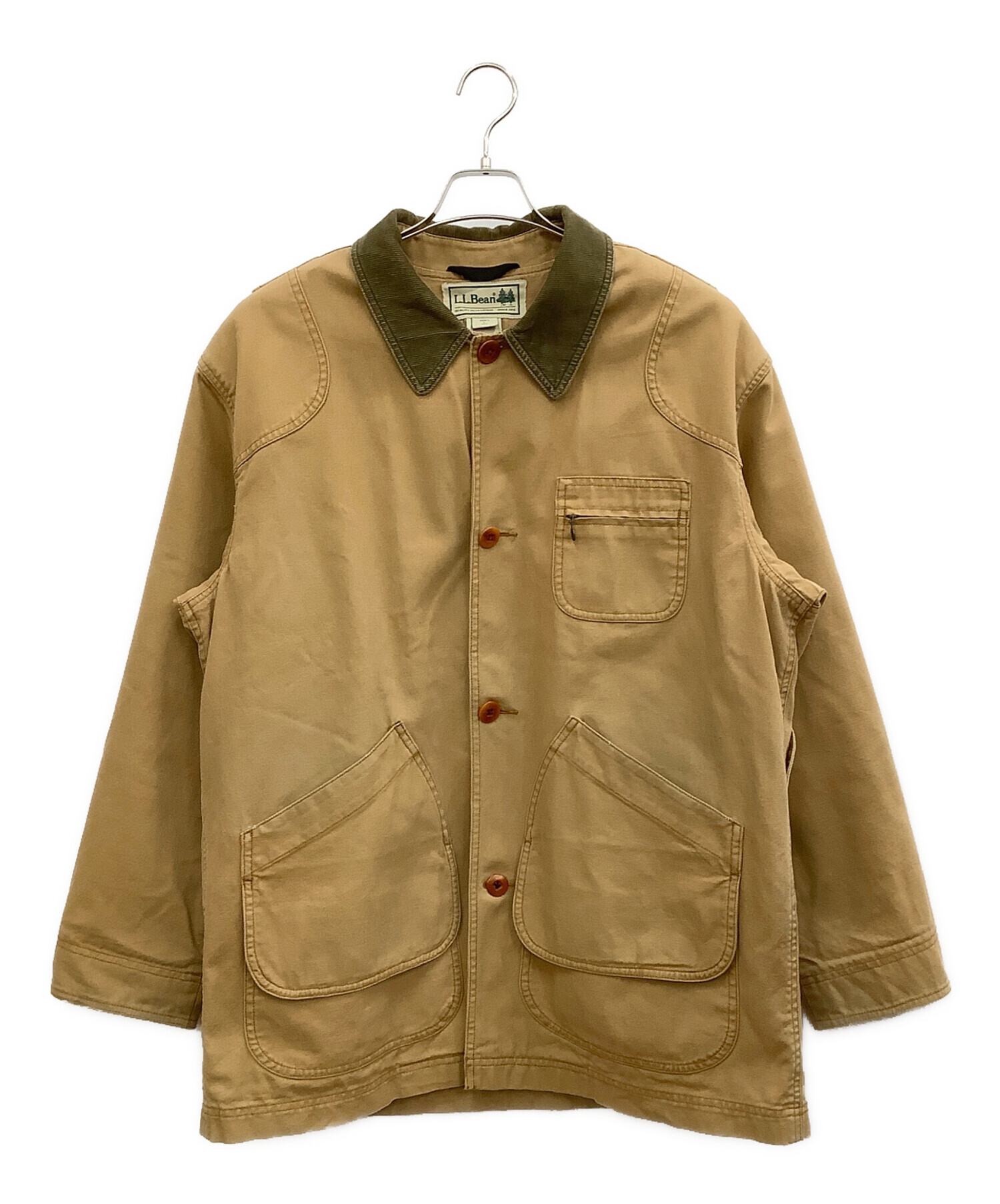 未使用品L.L.Bean カバーオールジャケット　Mサイズ 中古・古着通販】L.L.Bean (エルエルビーン) カバーオール ブラウン