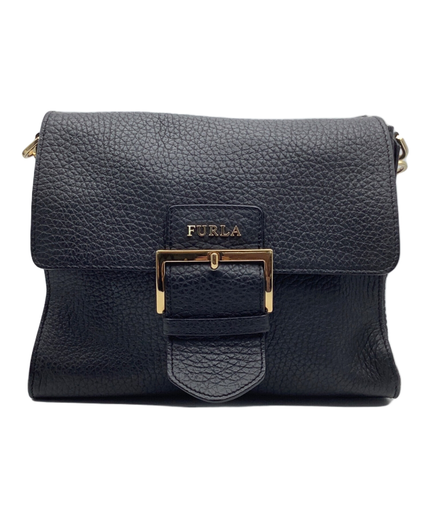 FURLA バッグ　新品未使用 中古・古着通販】FURLA (フルラ) ショルダーバッグ ブラック サイズ