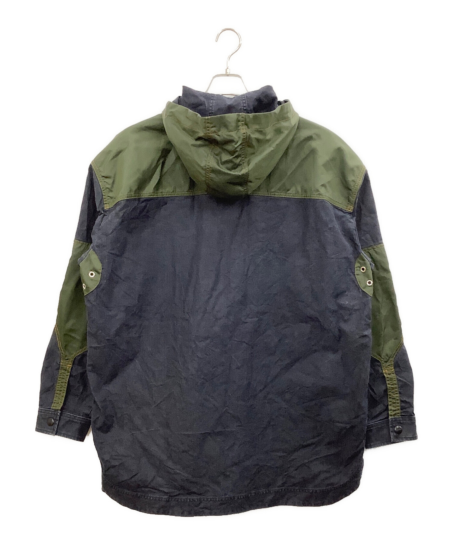 中古・古着通販】DIESEL (ディーゼル) ミリタリージャケット ネイビー