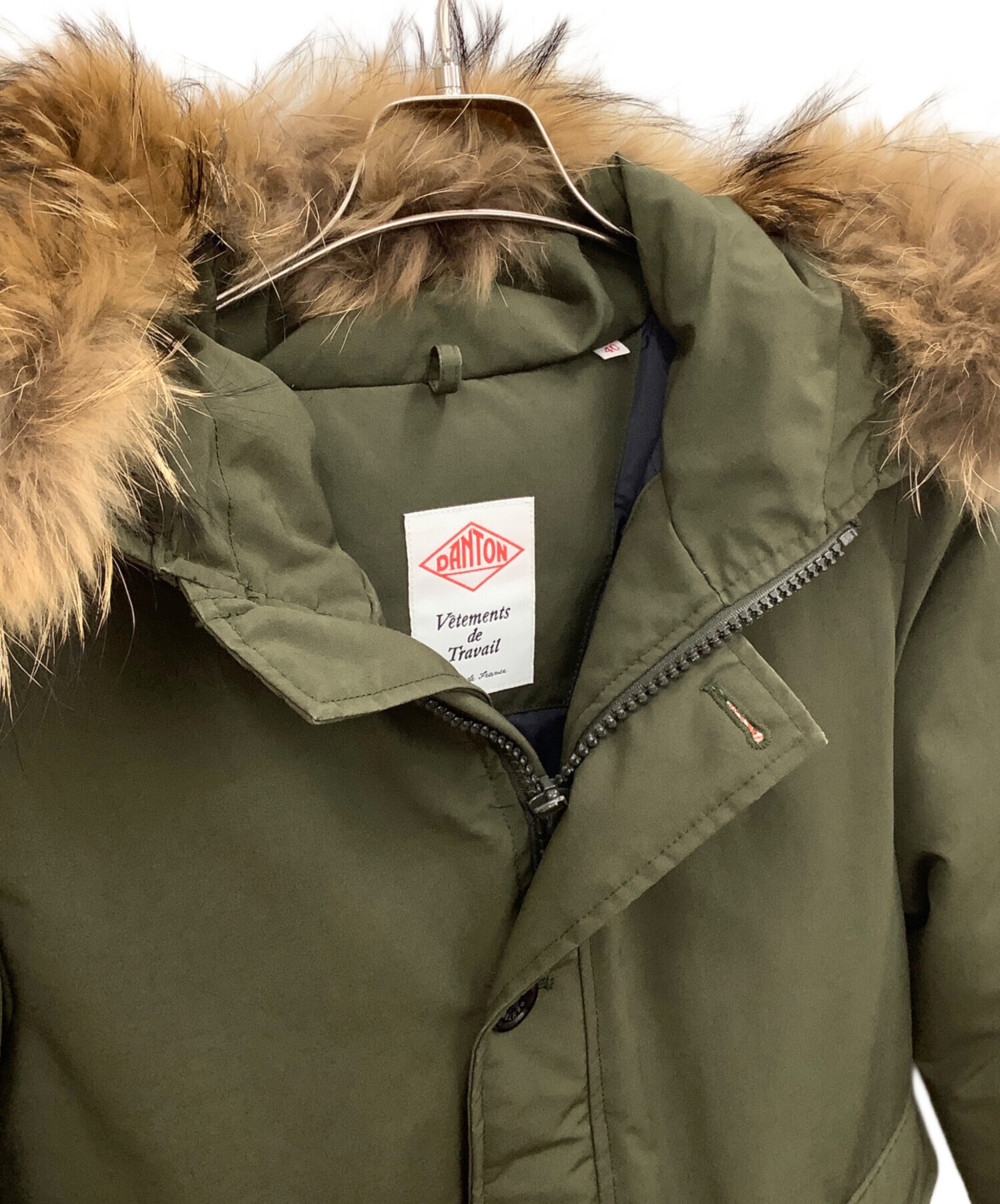 中古・古着通販】DANTON (ダントン) ダウンジャケット カーキ サイズ