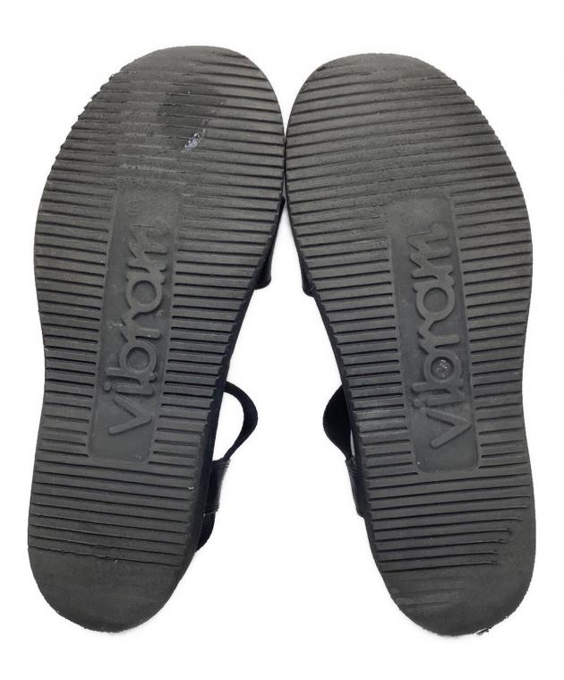 中古・古着通販】FOOTWORKS (フットワークス) レザーサンダル ブラック