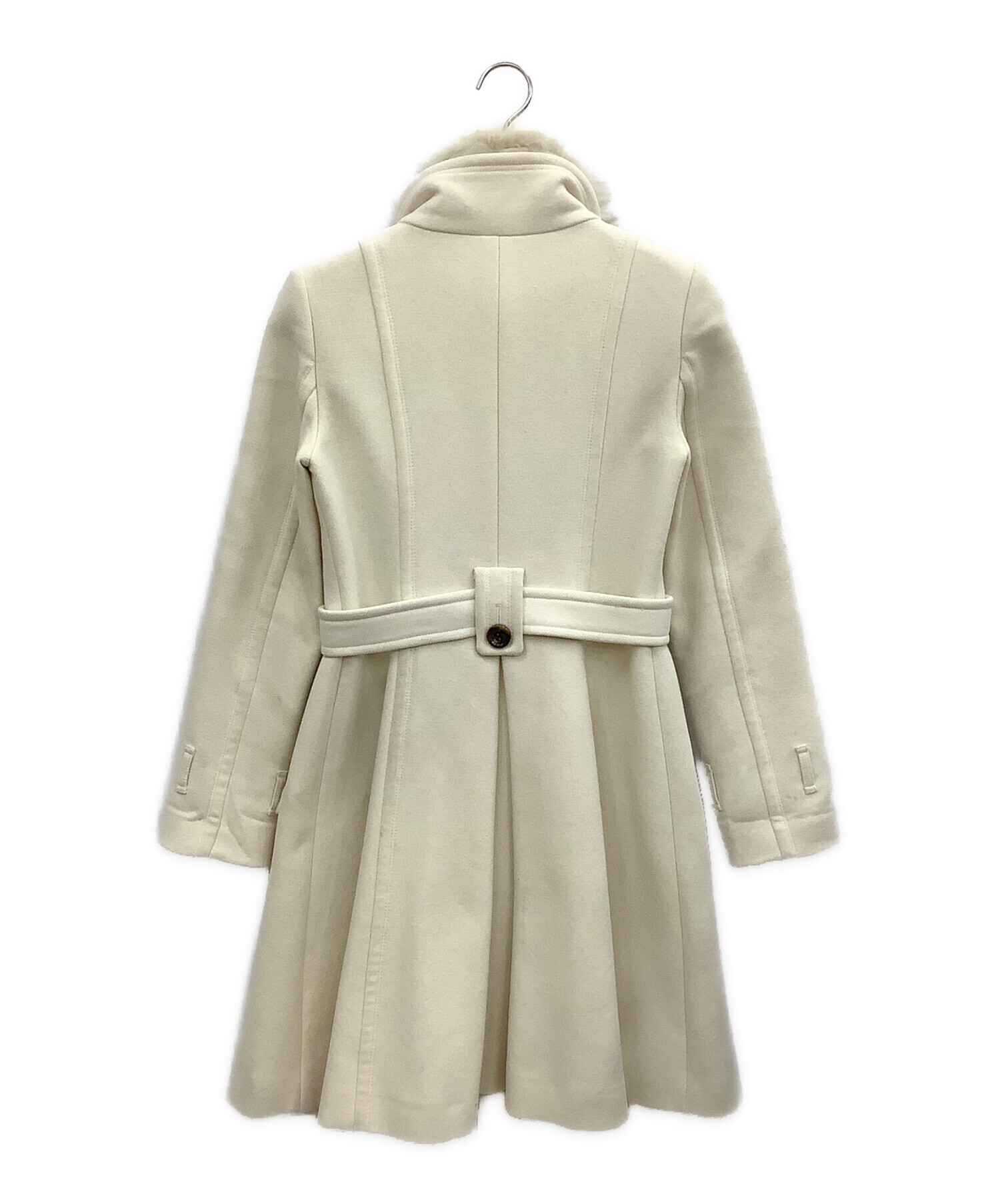 BURBERRY BLUE LABEL フォックスファーコート 40 中古・古着通販】BURBERRY BLUE LABEL (バーバリー ブルー レーベル