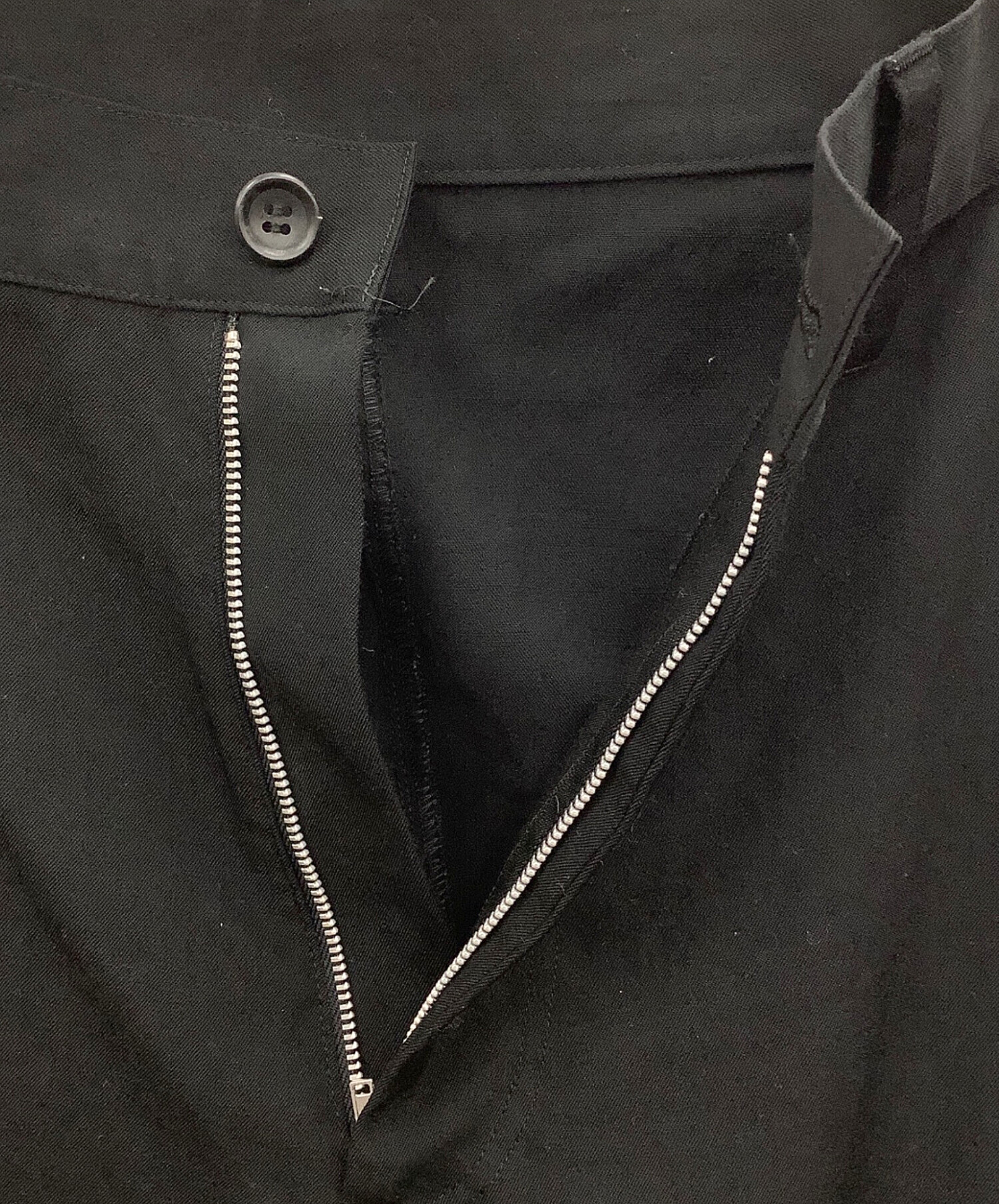 中古・古着通販】YOHJI YAMAMOTO (ヨウジヤマモト) パンツ ブラック