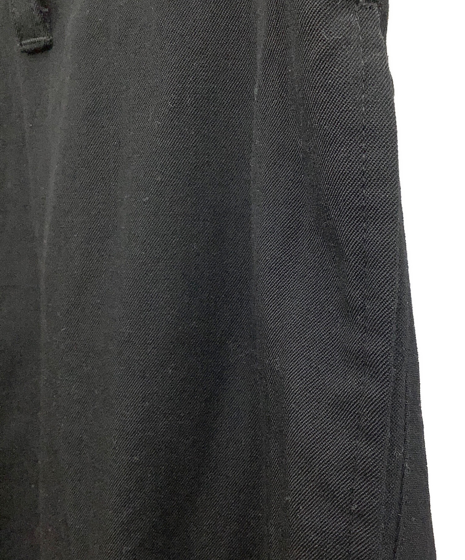 中古・古着通販】YOHJI YAMAMOTO (ヨウジヤマモト) パンツ ブラック