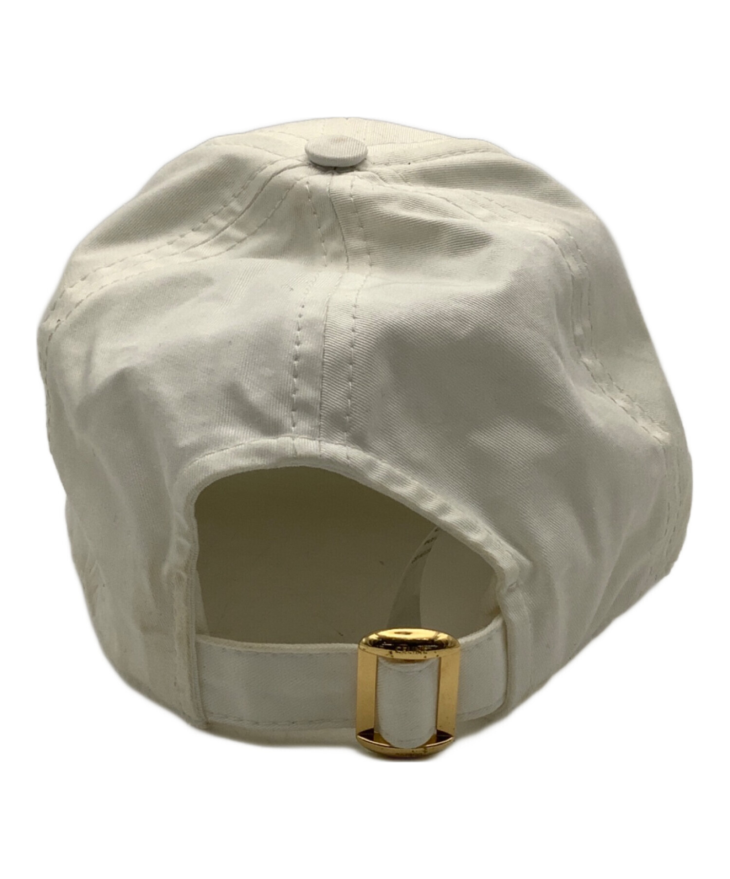 中古・古着通販】CELINE (セリーヌ) キャップ ホワイト サイズ:S