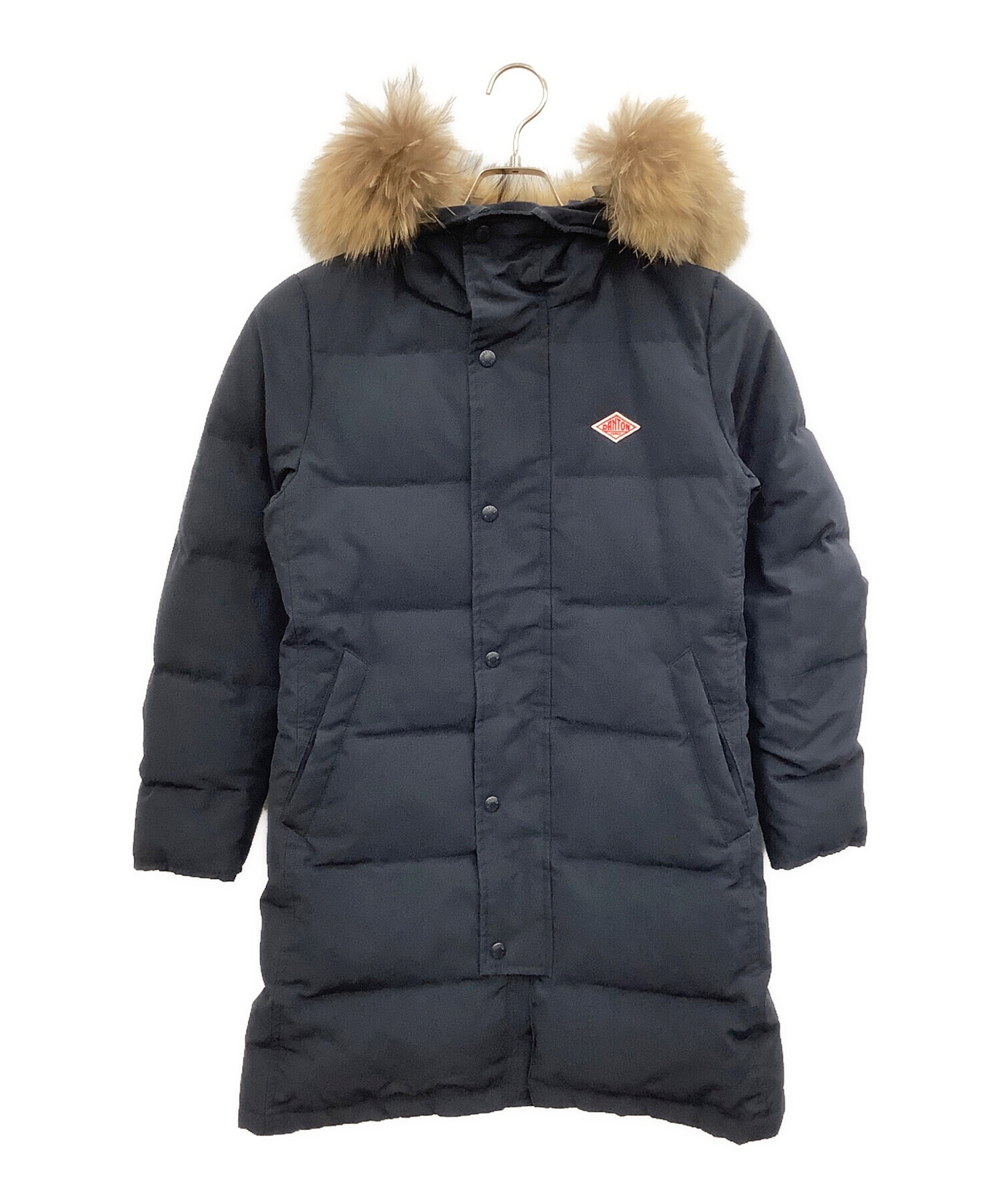 DANTON ダントン ダウンコート 36 ネイビー ファー着脱可能 DANTON/FAKE FUR HOODED DOWN JACKET｜Daytona Park(FREAK'S STORE公式